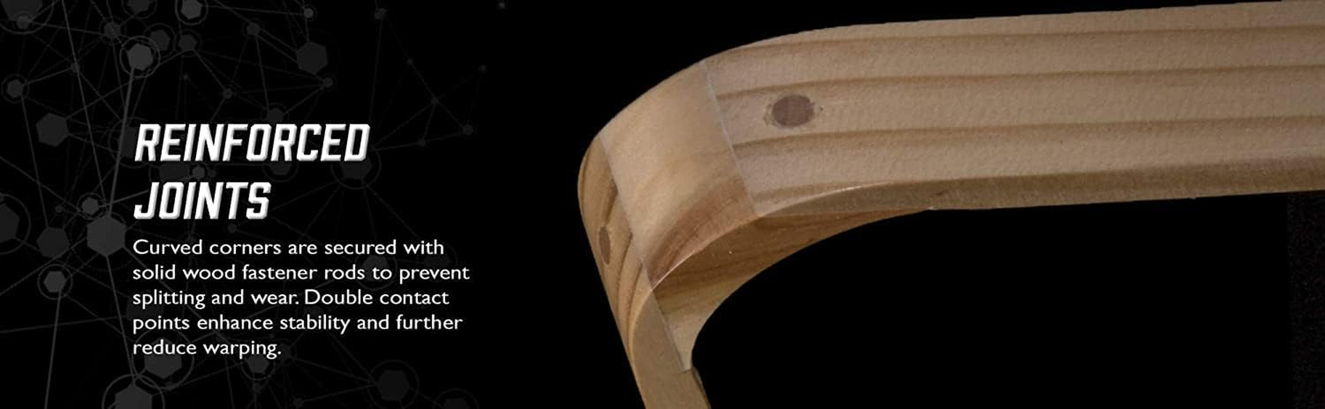 Viper Billardtisch/Billardtisch-Zubeh&ouml;r: 8 Kugeln, Hartholz-Dreieck, F&uuml;r Standard-B&auml;lle Mit 6,4 Cm image number 1