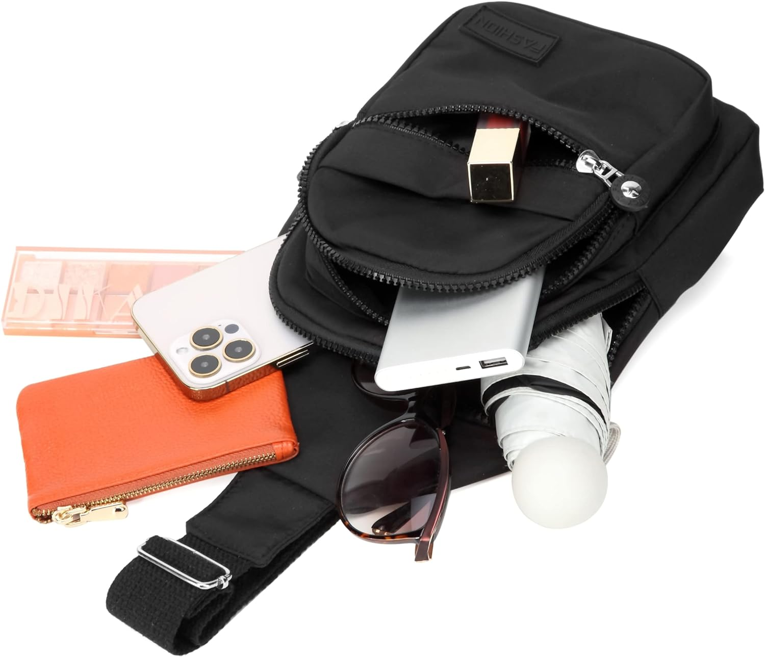 Small Sling Backpack Crossbody Sling Bag, Chest Bag Daypack Fanny Pack Cross Body Bag for Outdoors Hiking Traveling