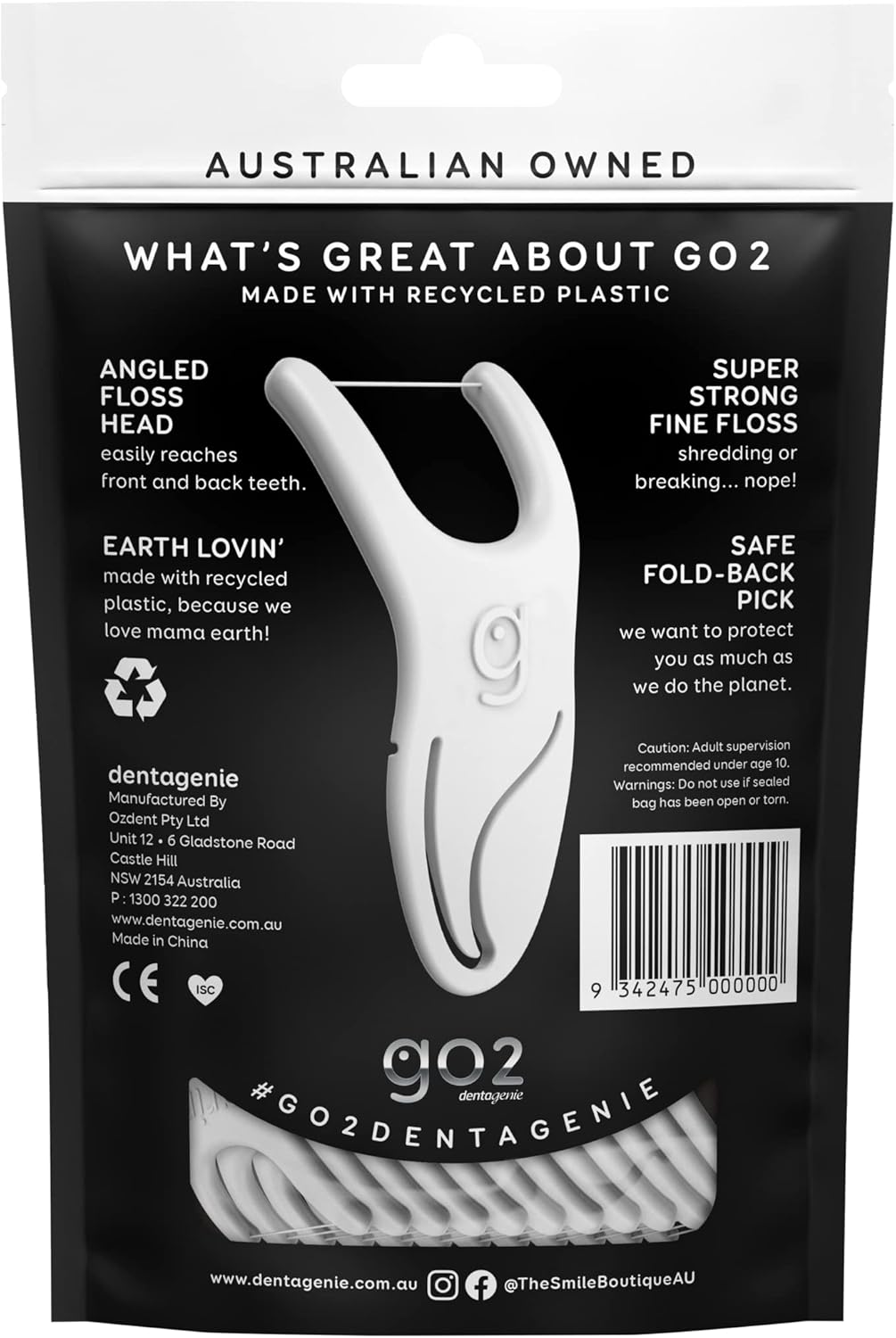 Molar Reach Back Teeth Flosspyx (Pack of 36) image number 1