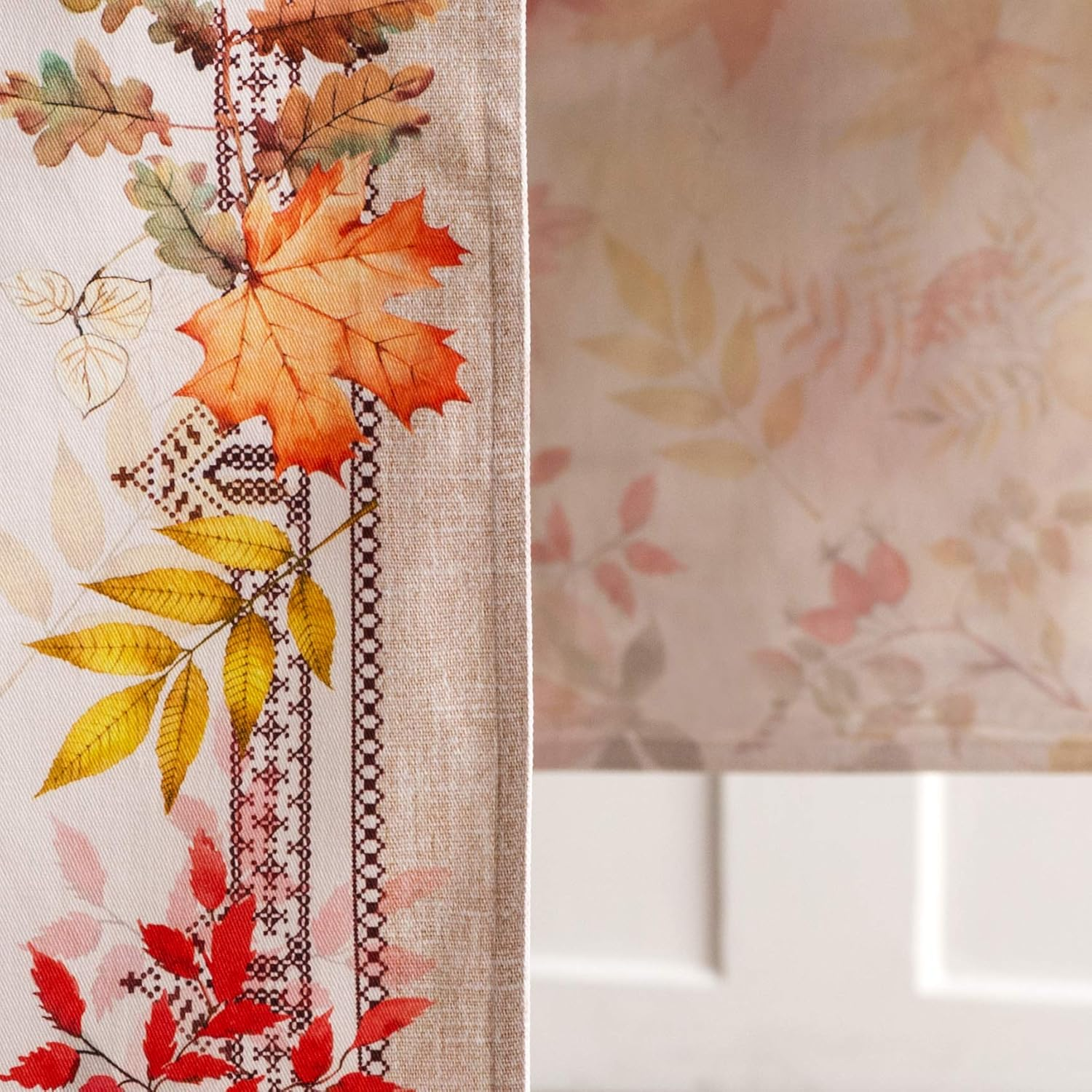 Maison D'Hermine Table Runner 100% Cotton Double Layer Table Runners 72 Inches Long Decorative for Home Kitchen Dining Party Baby Shower Wedding Bridal Shower (Amarante, 14.50" X 72") image number 2