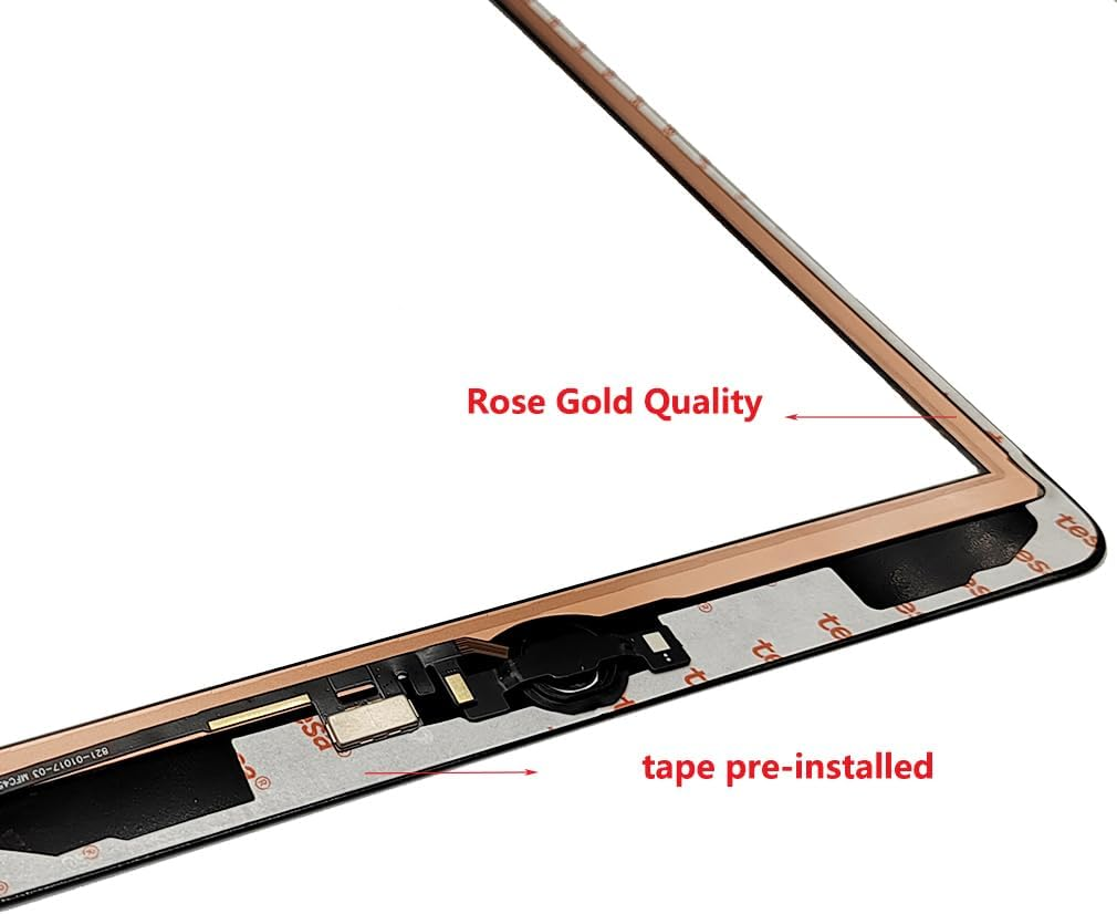 Touch Screen Replacement [2 Pack] VDASO for Ipad 7 7Th/8 8Th Gen Digitizer 2019/2020 10.2 Inch,For 7Th 8Th Generation A2197 A2198 A2200, A2270 A2428 A2429 A2430 with Home Button,Camera Bracket (Black) image number 4