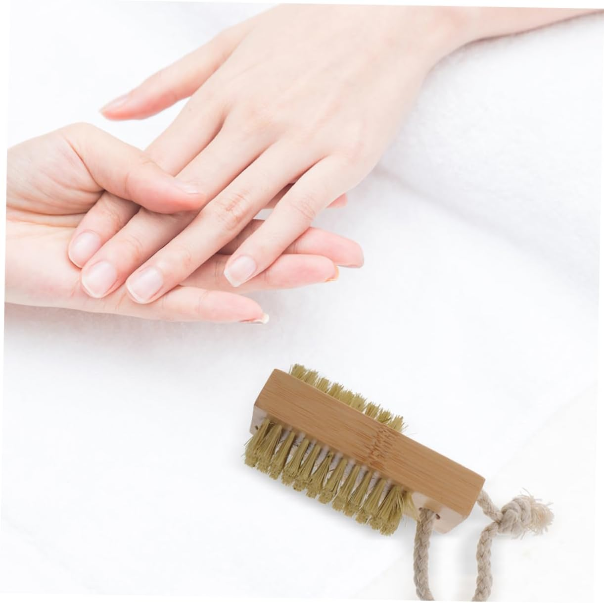 SHERCHPRY 2Pcs Nail Brushes Nail Cleaner Brush Soft Bristle for Manicure Cleaning image number 3