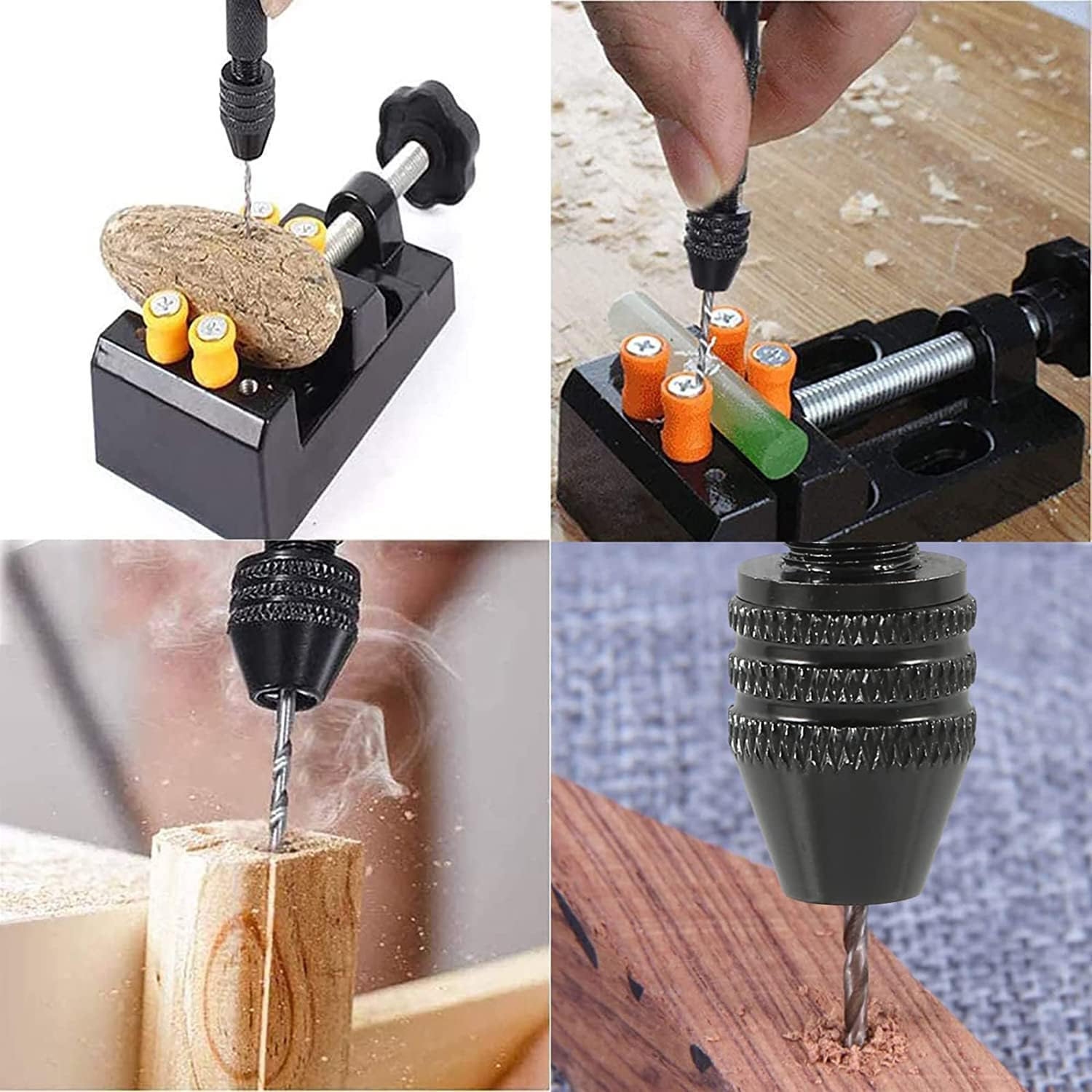 12Pcs Mini Twist Drill Bit Set, Micro Engraving Drill Bits, HSS 2.35Mm Shank Titanium Coated 0.5Mm to 2.0Mm Tiny Drill Bit Hole Drilling Tool for DIY Resin Jewelry Amber Beads image number 6