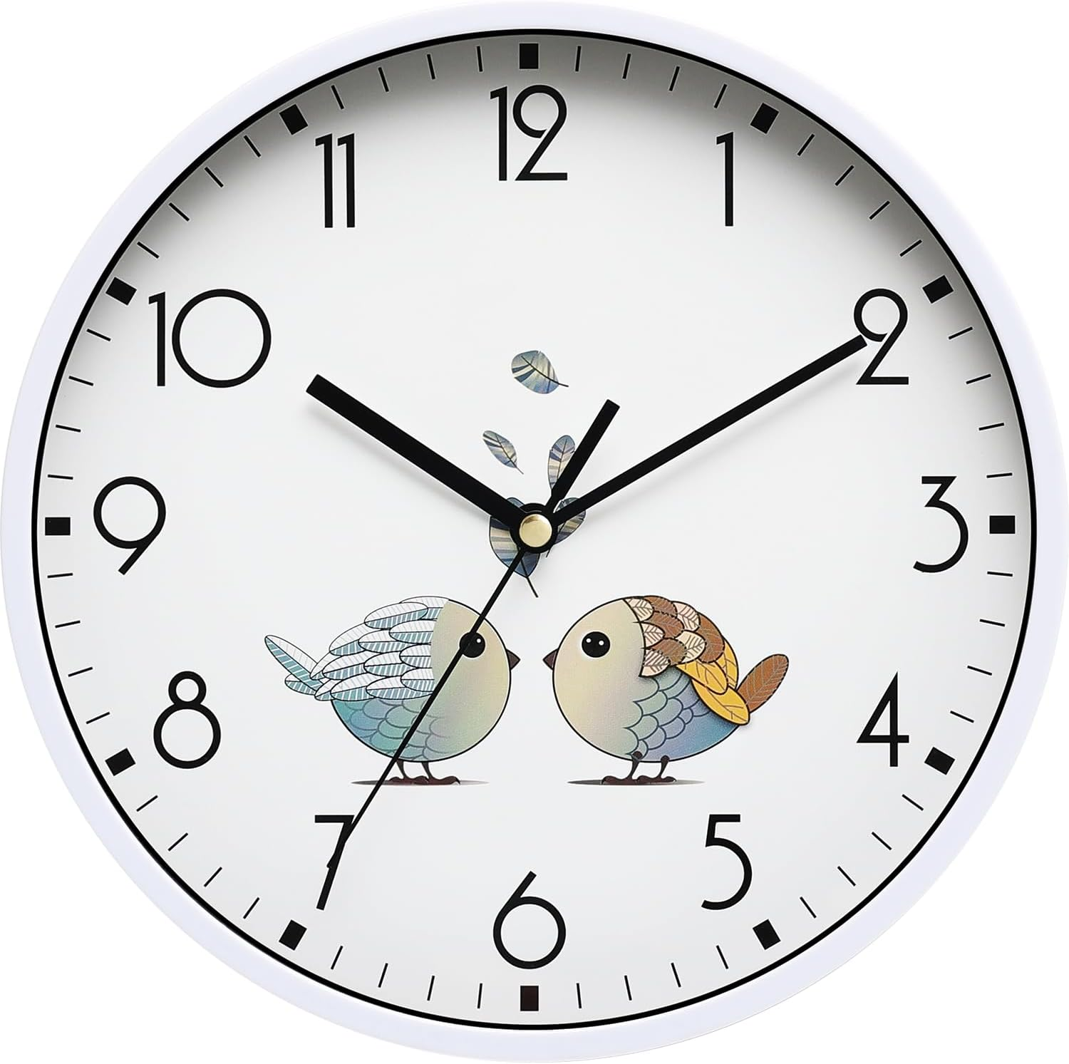 Space Silent Creative Wall Clock, Silent Time Operated for for Office, Classroom, Bedroom, Bathroom, Living Room, Restaurant, Hotel,Children'S Room，Kitchen， Etc.(30 Cm/ 12")&hellip; - Silvery image number 3