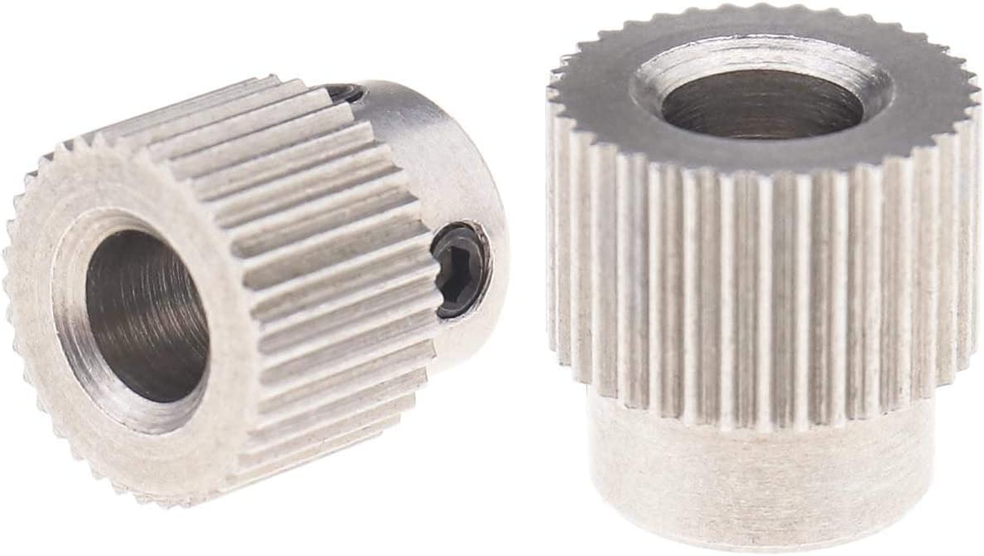 VGOL 5Pcs Extruder Planetary Gear Wheel Comatible with 3D Printer MK7 Mk8-5Mm ID 11Mmod (Stainless Steel 36 Teeth) image number 1