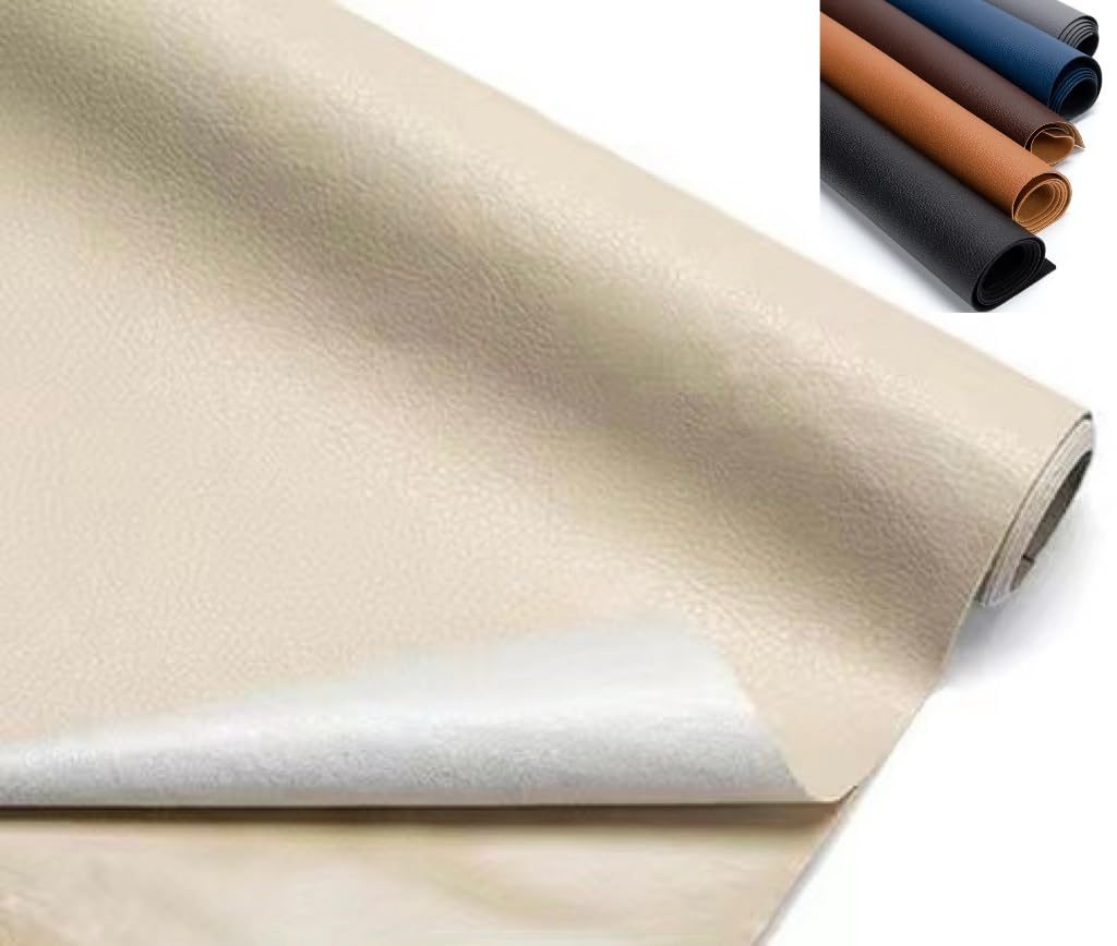 Self Adhesive Leather Repair Patch Couch Sofa Car Seat Chair Renovation Sticker (Black)