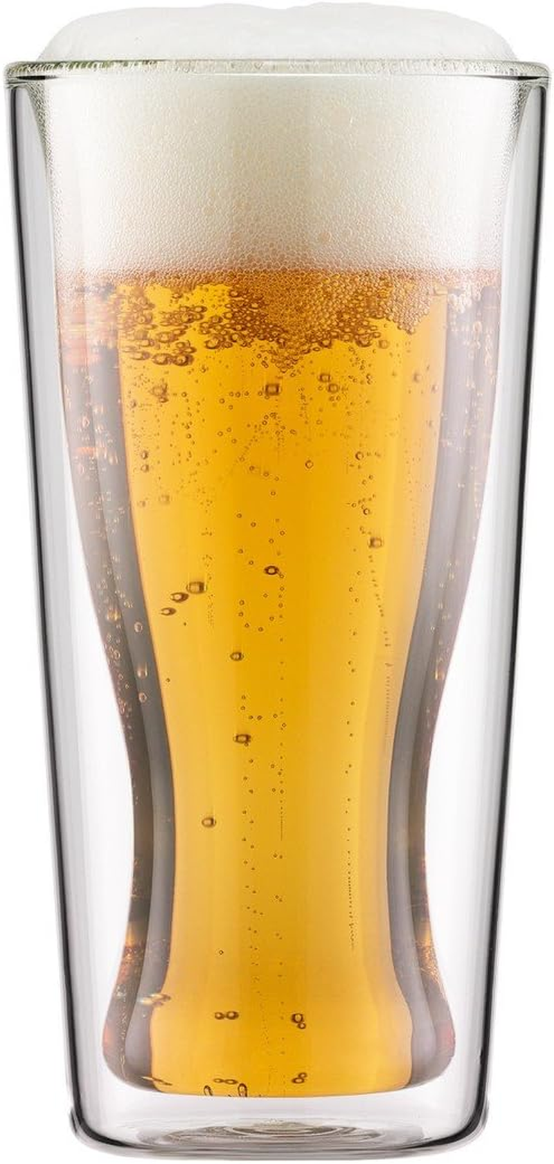 Bodum 2 Piece 12 Oz SKAL Double Wall Glass, Clear image number 3