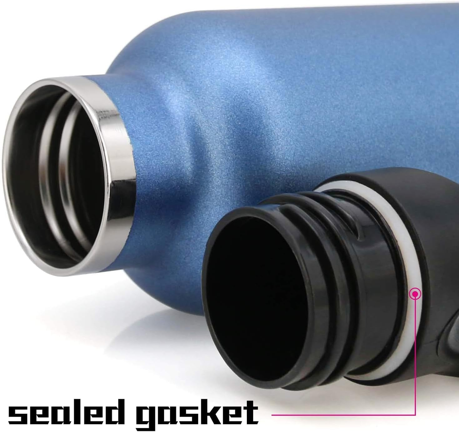 Mtxorvix 2Pcs Suction Nozzle Cover for Daily Use Bottles Kanteen Series Bottle Lids Replacement Spout Valve Water Jug Caps Collapsible Wide Mouth Straw Lid, Straw and a Brush image number 2