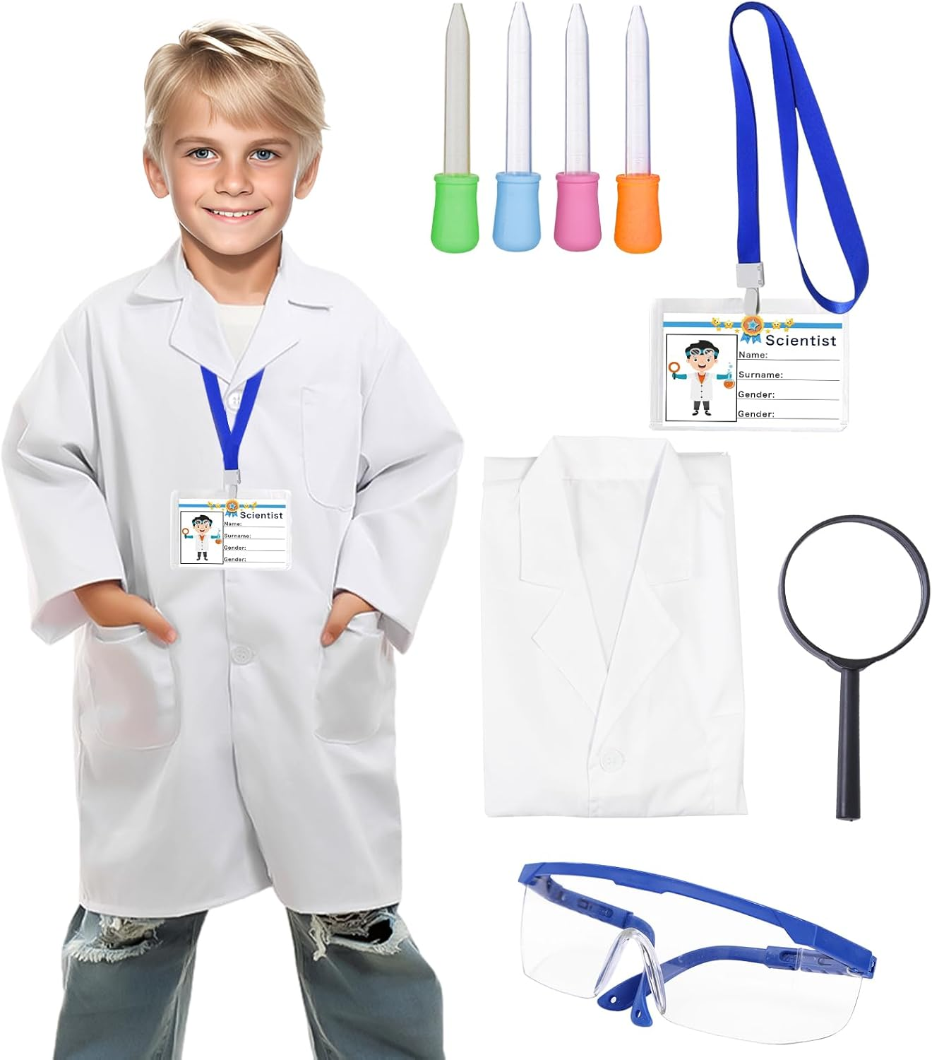 Doctor Costume for Kids, Doctor Accessories Carnival Party Cosplay