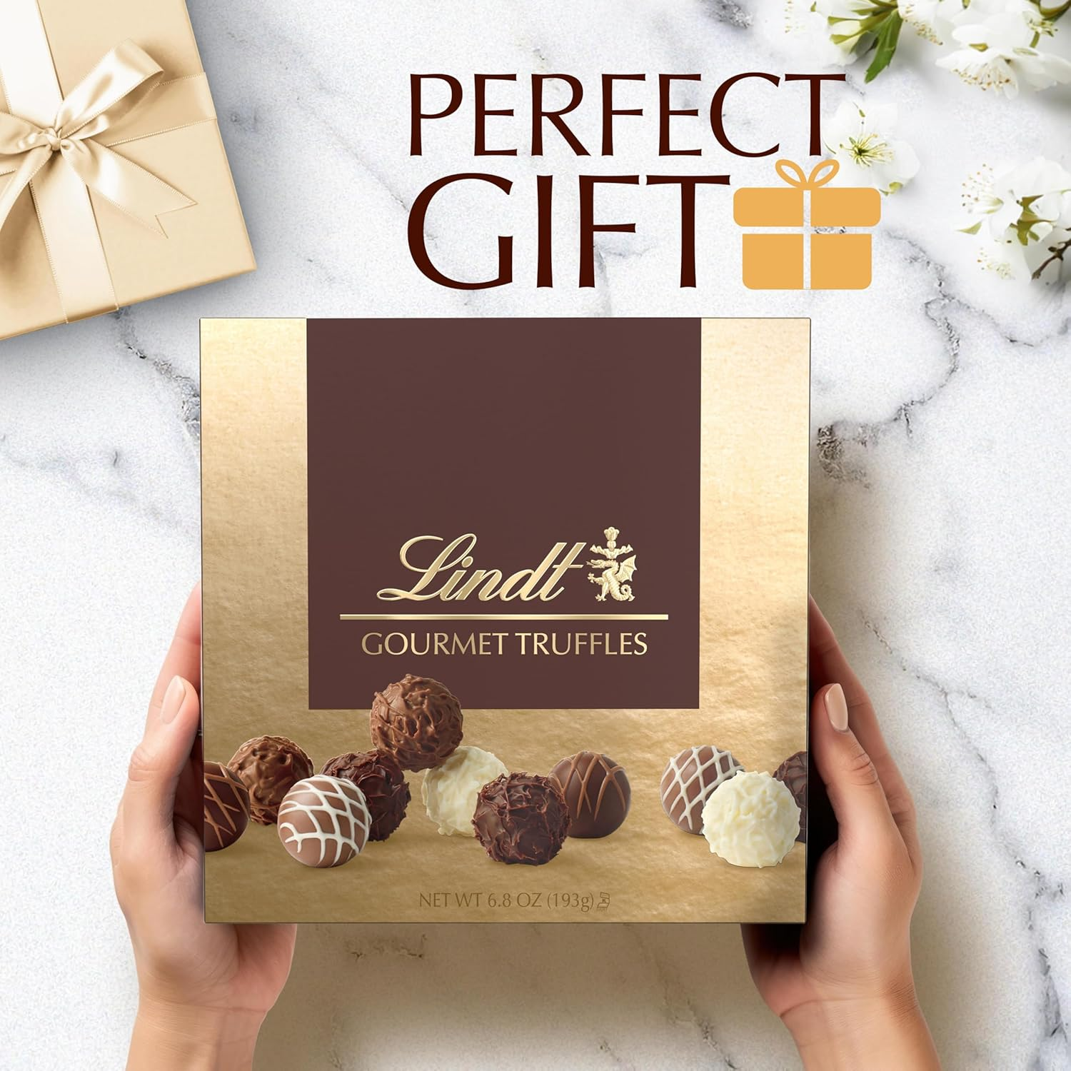 Lindt Gourmet Truffles Chocolate Box 192G image number 2
