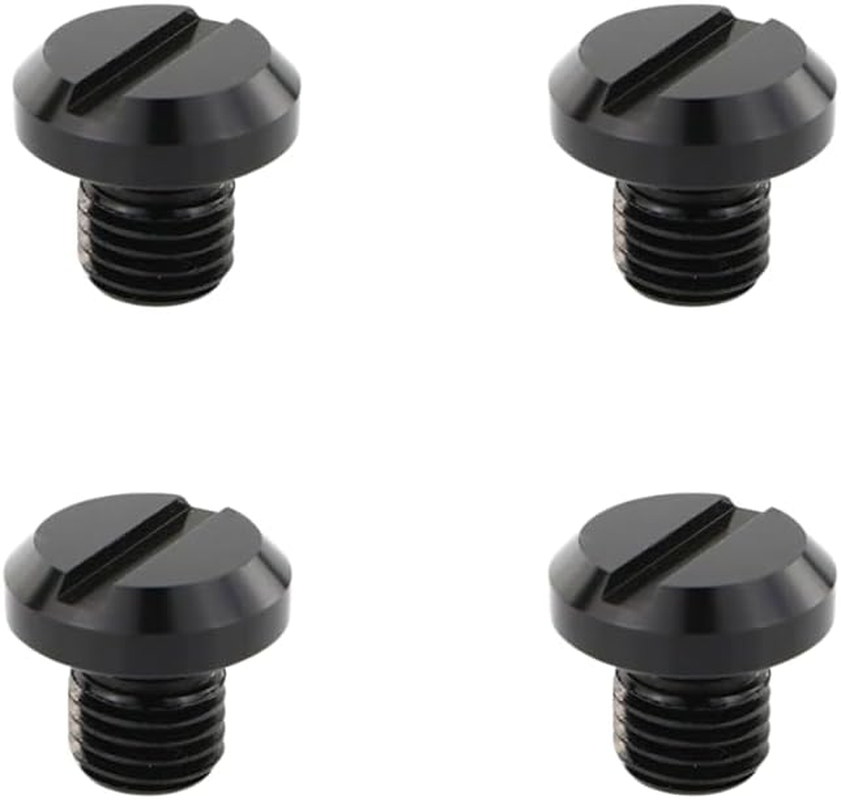 Xitomer 4 PCS Mirror Hole Plugs M10X1.25, Fit for Z125/ Z400/ Versys 650, FZ-07 MT-07 / FZ-09 MT-09, CRF250L/ CB1000R, SV650 / KLR 650, Aluminum CNC image number 2