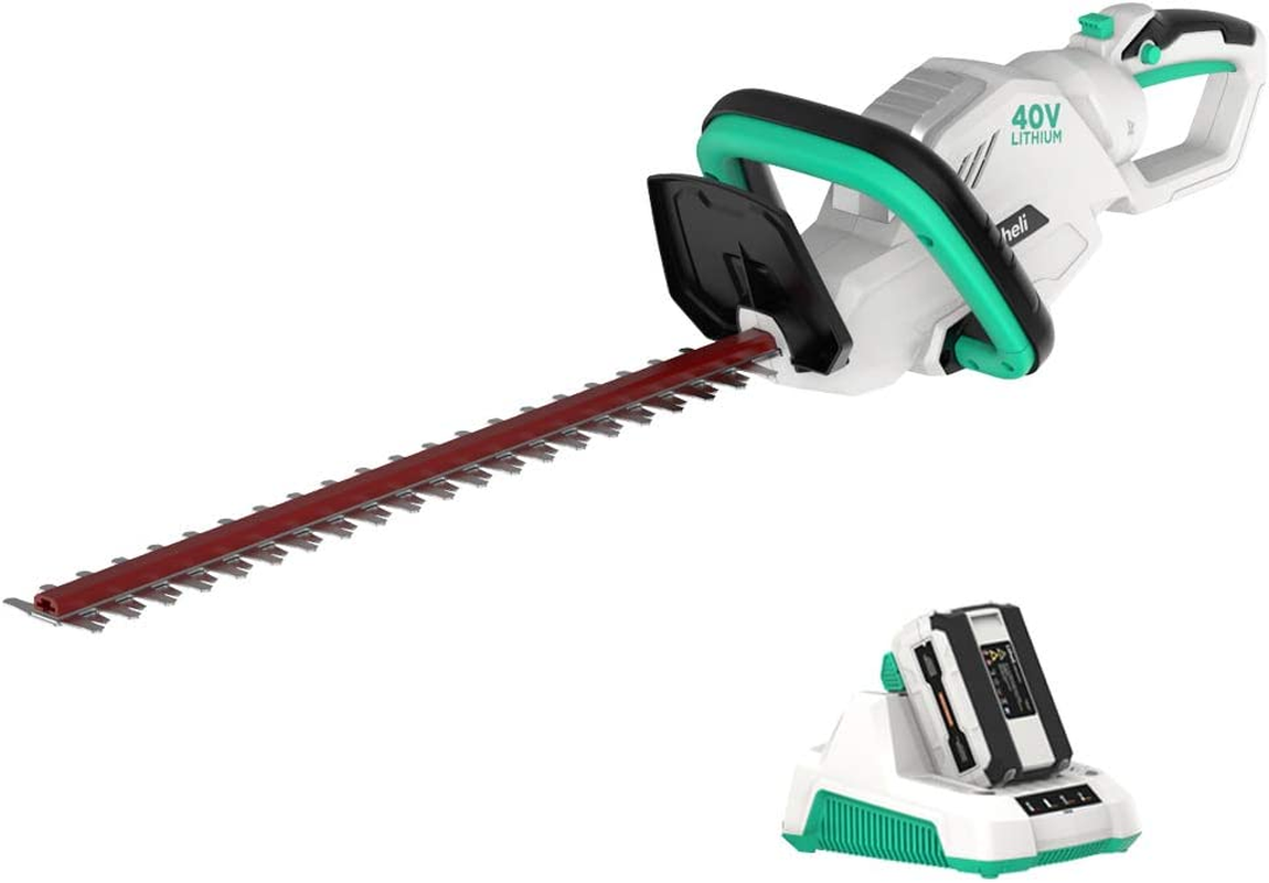 Litheli 40V Cordless 21 Inches Hedge Trimmer, Multicolor image number 2