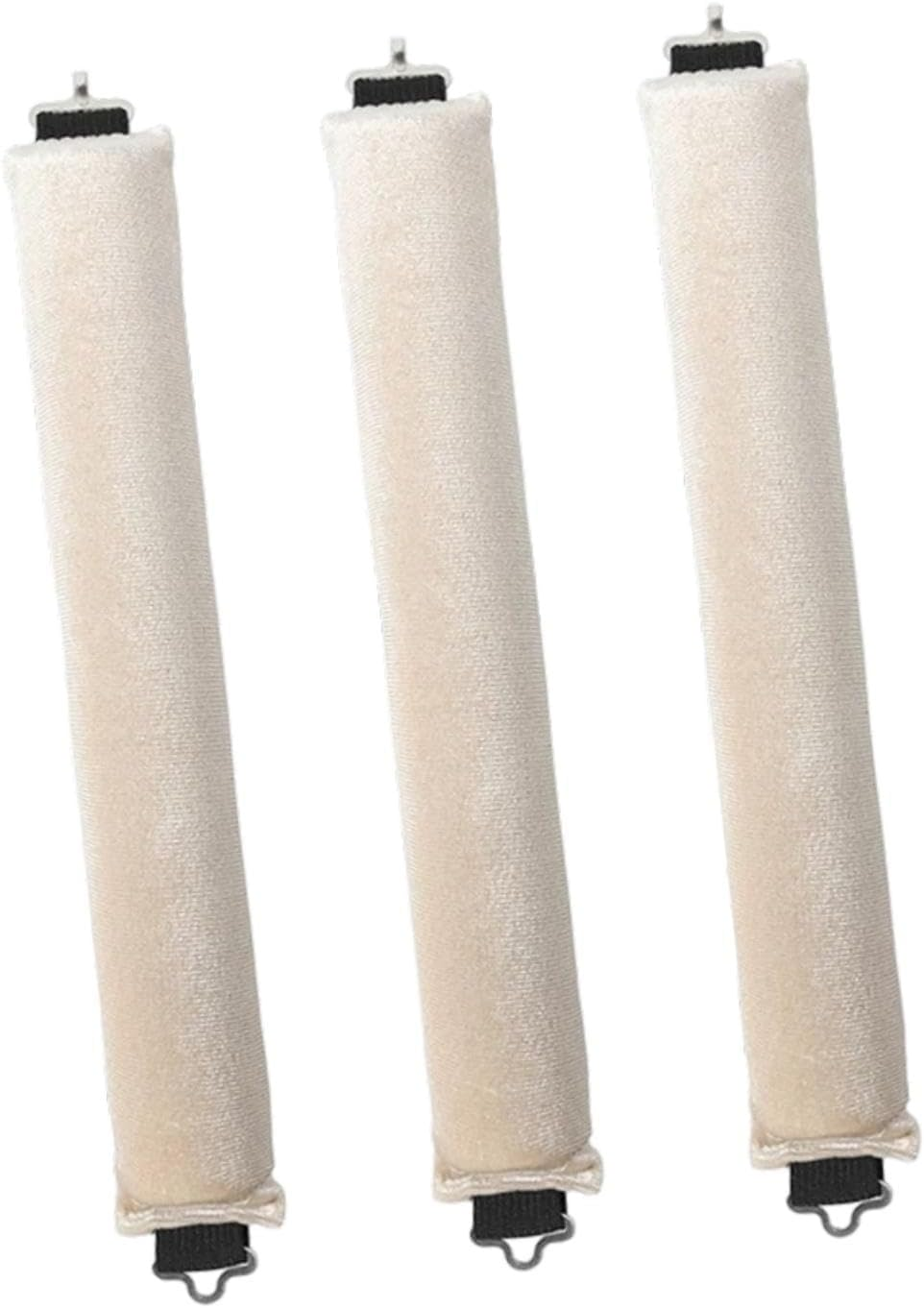 "Abbraccia" 3 Pieces Overnight Blowout Rods Heatless Curling Rods Curling Headband Soft Lazy Practical Overnight Wavy Curlers, Pink