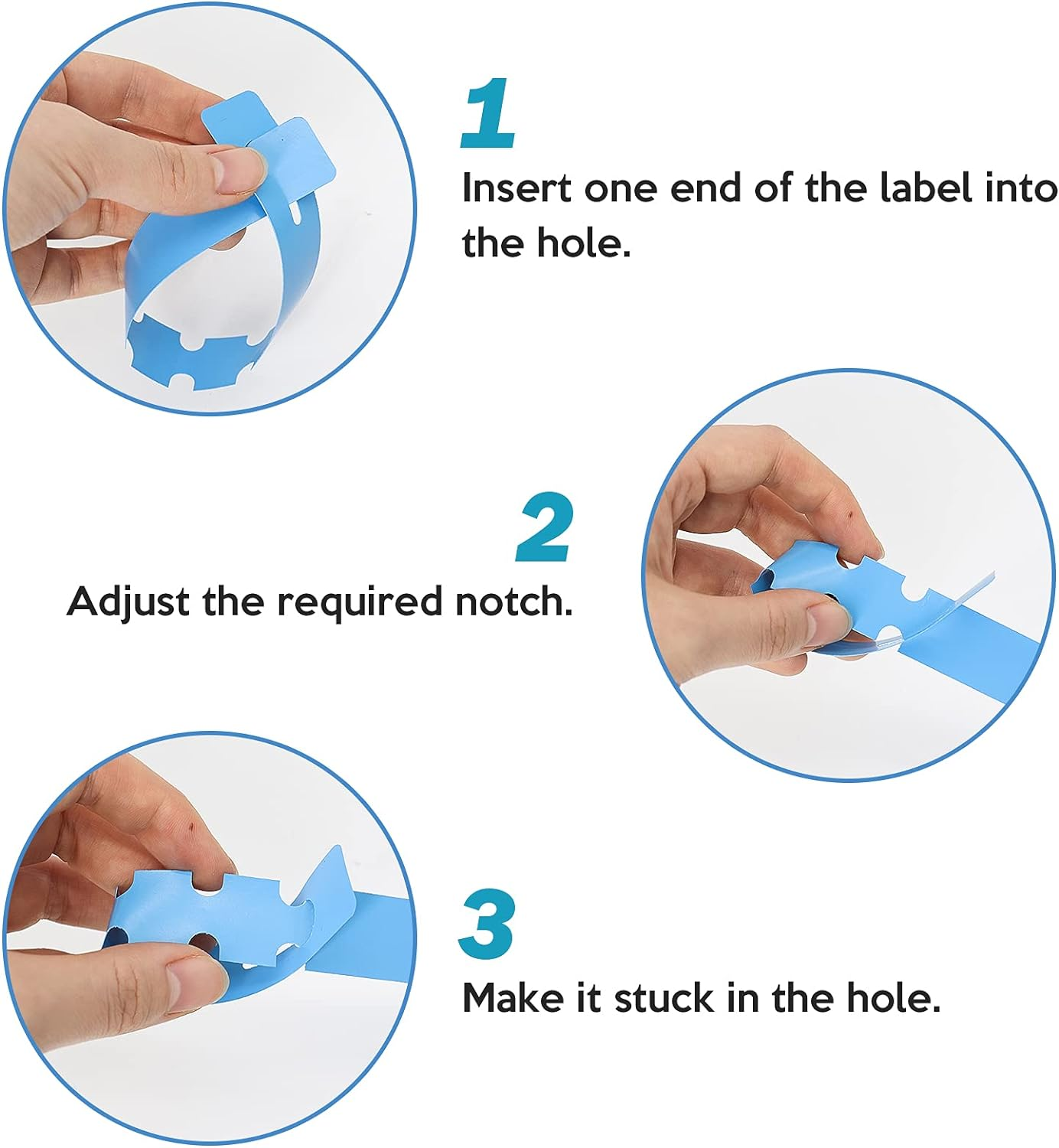 Plant Labels Valuehall 600Pcs Nursery Garden Labels 6 Colors Plastic Plant Tree Tags Large Writing Surface Waterproof and Reusable V7G01 image number 2