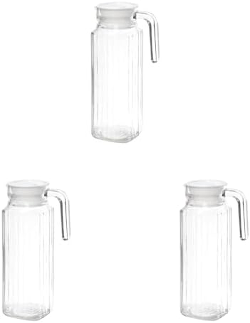 LYLAC Glass Water Jug 1L 6X8.5X24Cmh image number 1