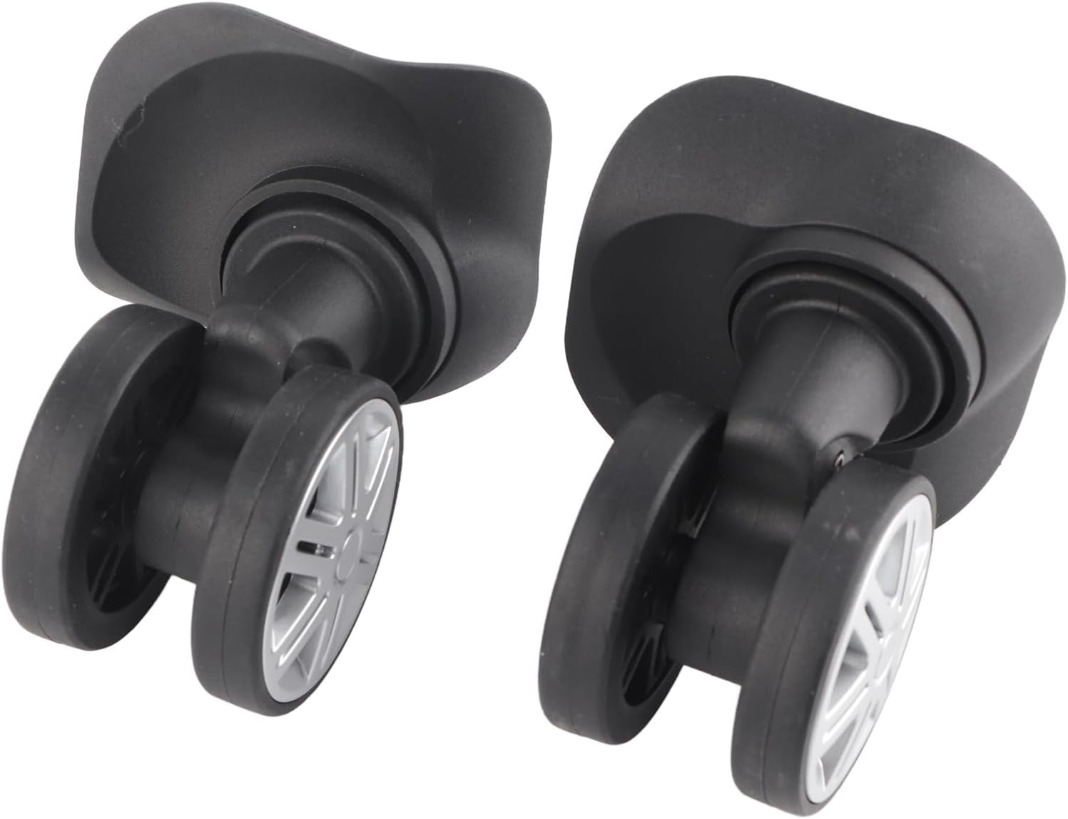 1Pair Luggage Replacement Wheels, Luggage Wheels, Outdoor Double Row Large Wheel, Durable Luggage Caster Wheels Draw Bar Box Code Case Suitcase Accessory, Luggage Travel Gear