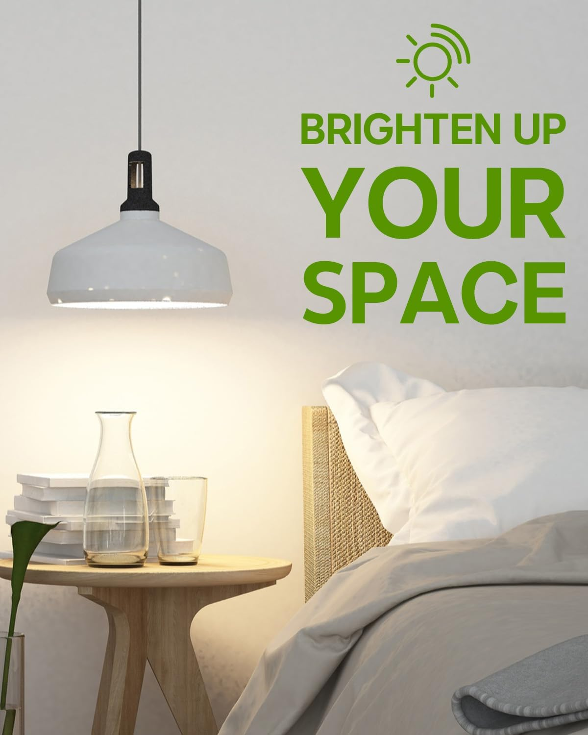 Brightark Energy Saving Light Bulbs, 11W E27 LED Bulbs Cool White 6500K, E27 ES CFL Low Energy Light Bulbs 11W=60W, 3U CFL Compact Fluorescent Stick Bulbs, Non-Dimmable, 4 Pack image number 3