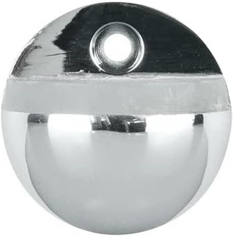 Romak 378390 Half Moon Metal Door Stop, 25 Mm Size, SS Polished