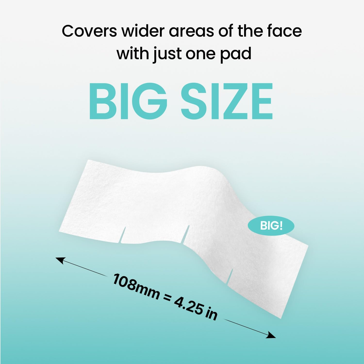 ILSO Skin Wrap Cotton Pad, Thin Layer for DIY Toner Pad and Sheet Mask, 40 Sheets, 1.57 X 4.25Mm, Korean Skincare image number 1