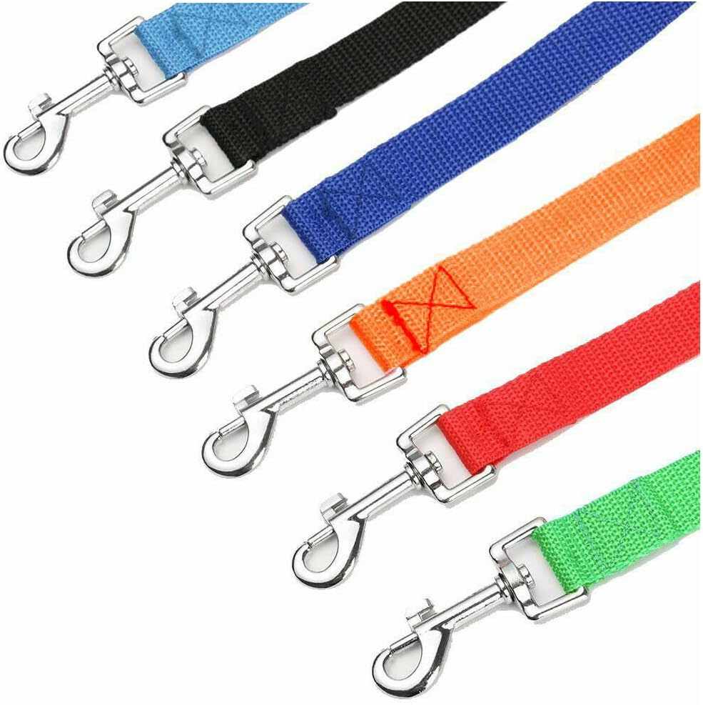 16.4Ft (5M) Long Lead-Training Leash/Long Line Nylon Comfortable Durable Dog Leash for Dog/Puppy Training,Play,Camping,Extra Long Dog Leash - Orange image number 4