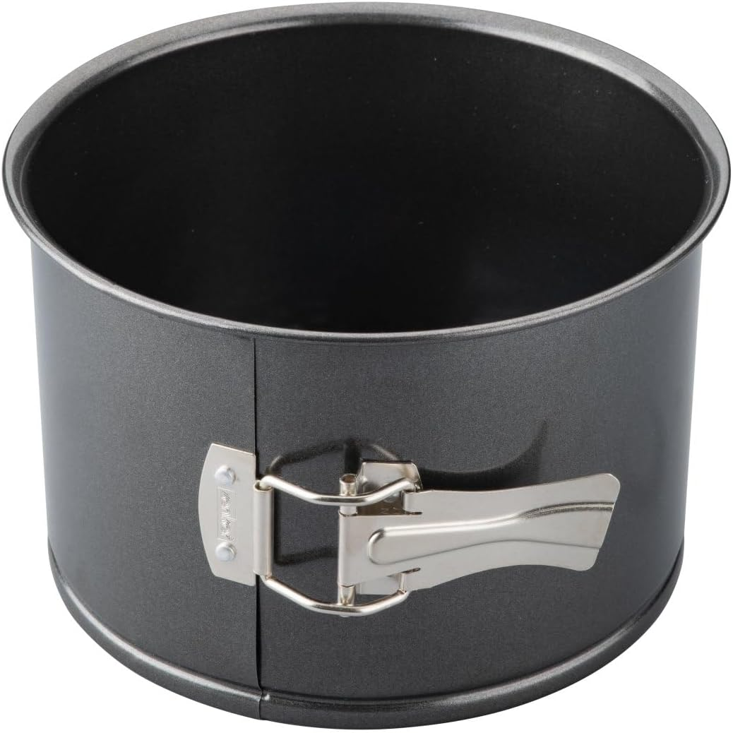 Zenker Springform Cake Tin Extra High - 18 Cm Diameter - Black Metallic Sheet Steel with Non-Stick Coating - Ideal for High Cakes and Italian Panettone - Made in Germany