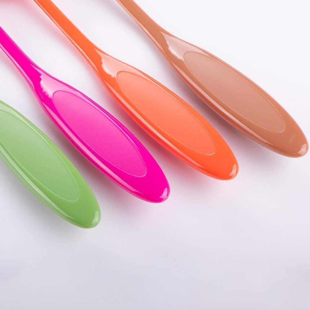 10Pcs Craft Ink Blending Brush, Colorful Crafting Ink Background Blender, Ergonomic Soft Bristle Color Coded Handles, Paper Craft Artist Tool for Painting Drawing Card Making Stamp Stencil image number 2