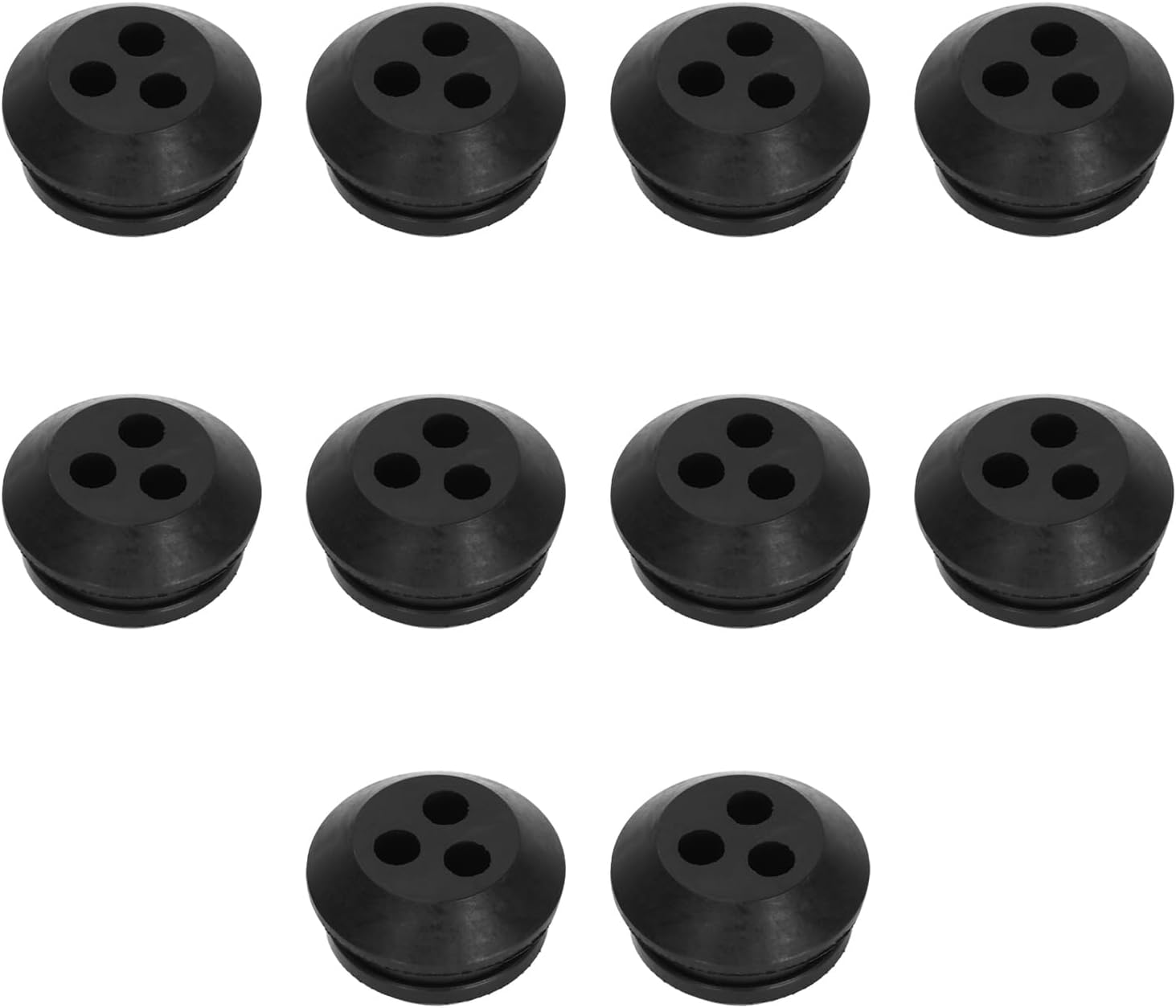 Ruimou 10Pcs 3 Hole Gas Fuel Tank Grommet (5Mm Hole Diameter) 13211546730 V137000030 Compatible with Echo for Strimmer Trimmers image number 2