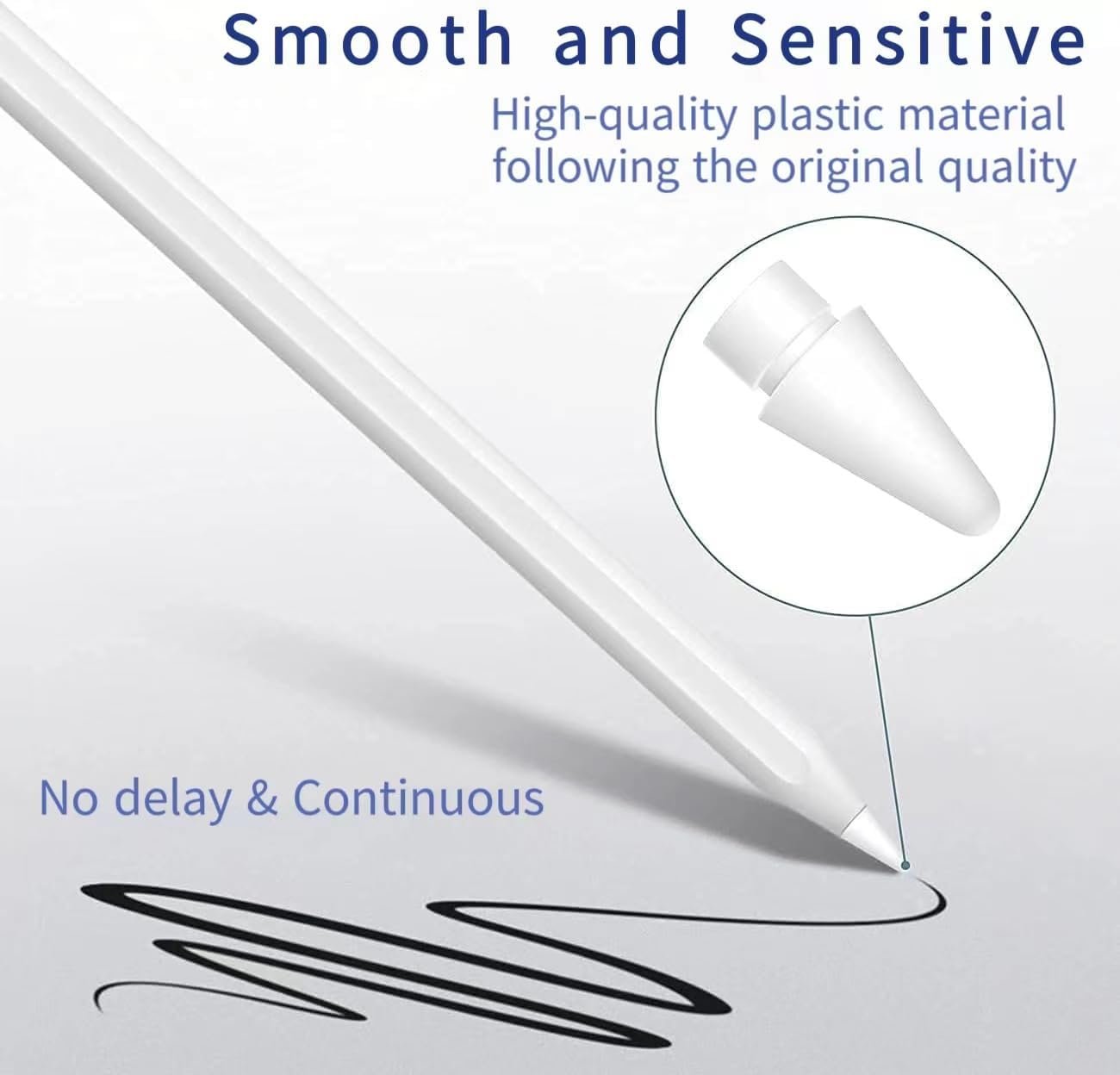 LYSYOL Pencil Tips 5-Pack | Precision Nibs for 1St/2Nd Gen | Smooth Writing & Screen Protection image number 6