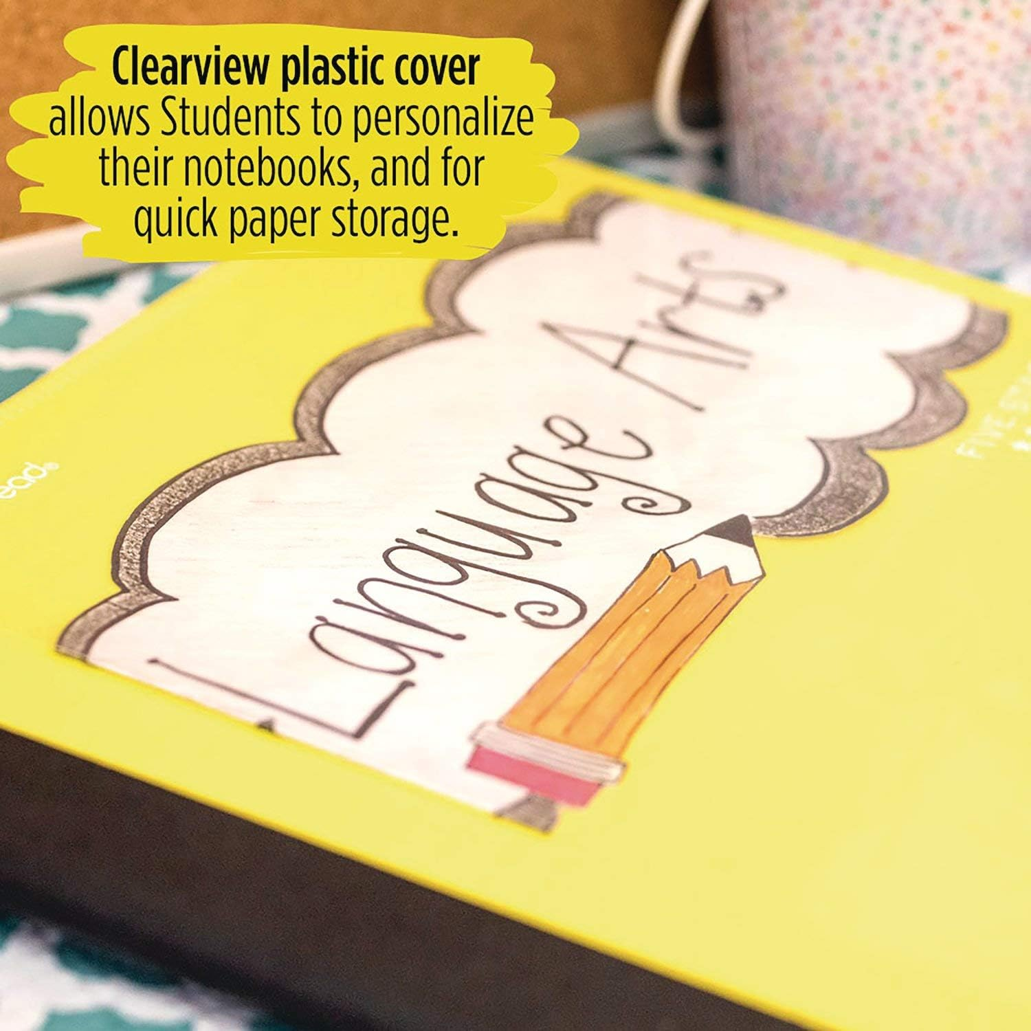 Five Star Interactive Notetaking Composition Books, 3 Pack, 1-Subject, College Ruled Paper, 11" X 8-1/2", 100 Sheets, Assorted Colors (38610) image number 4