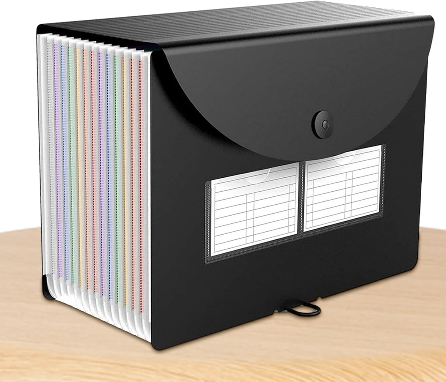 Accordion File Folders - 12 Pockets Accordion File Holder Organizer A4 Folder | Portable A4 Letter Size Accordion File Organizer for Receipts, Bills, and Documents image number 2