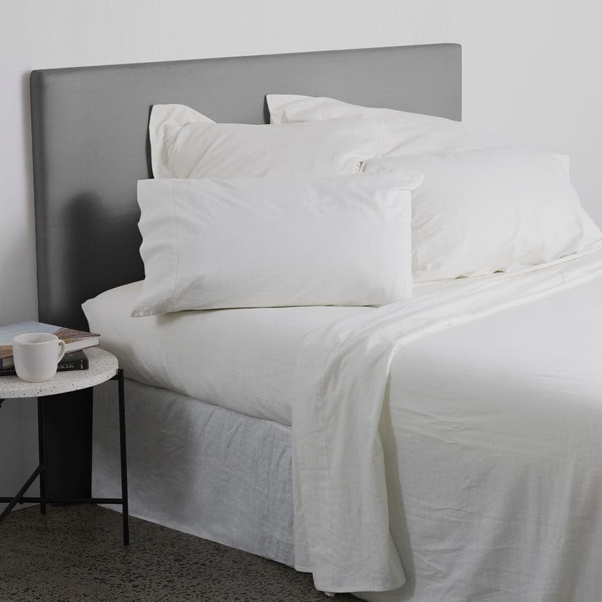 Seneca Union Hemstitch Sheet Sets and Pillowcases, White, King image number 2