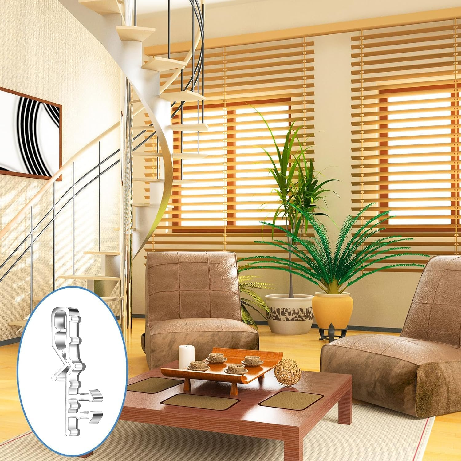 Hidden Channel Valance Clips,24Pcs Clear Plastic Hidden Clips,Hiddenblindclipsplasticvalanceclips,Valance Clipshiddenchannelvalanceclips Valance Retainer Clips,Clear Plasticvalanceclips image number 2