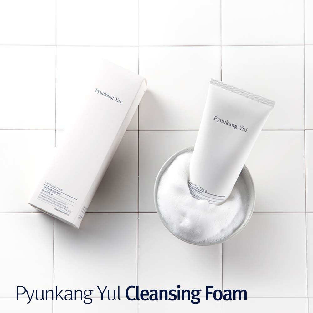 PYUNKANG YUL [PKY] Cleansing Foam - Korean Facial Wash for All Skin Types - Zero-Irritation Face Washer Extracted from Coconut - Moisturized Skin & Creating Moisture Barrier after Cleansing (5.1 Fl. Oz, 150Ml) image number 1