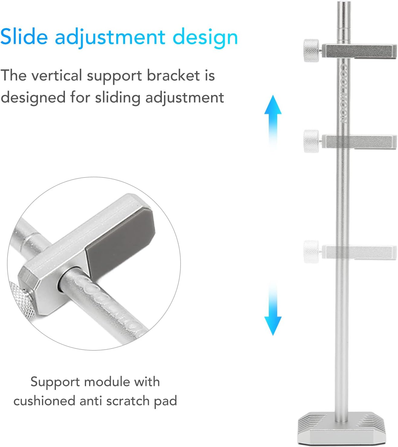 Aluminum Alloy Graphics Card Holder with Magnetic Design for Computer GPU Support image number 1