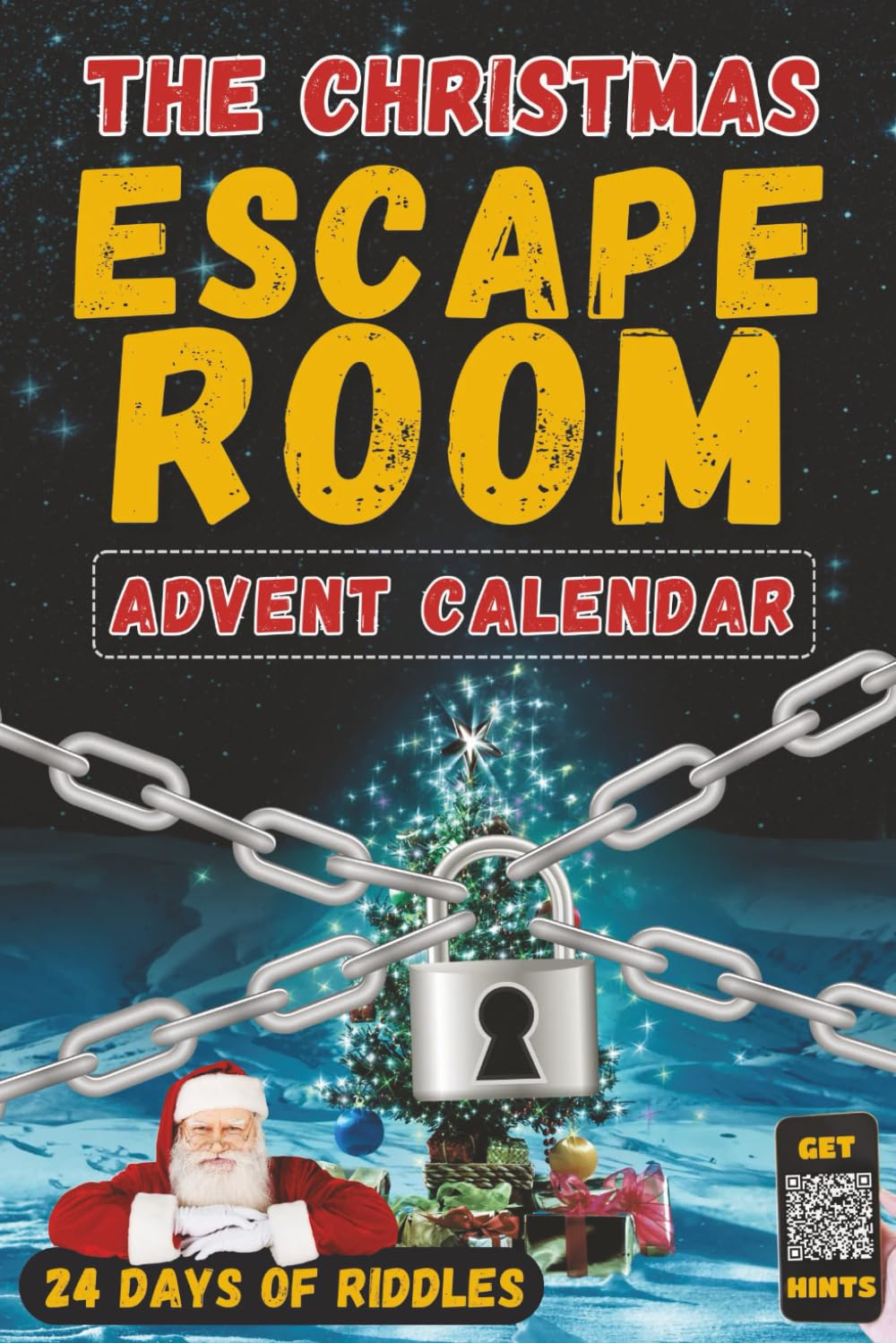 The Christmas Escape Room - Advent Calendar: 24 Days of Riddles and Puzzles to save Christmas. an Escape Room in a Book - a Puzzle Each Day - Logic Games 2024 image number 1