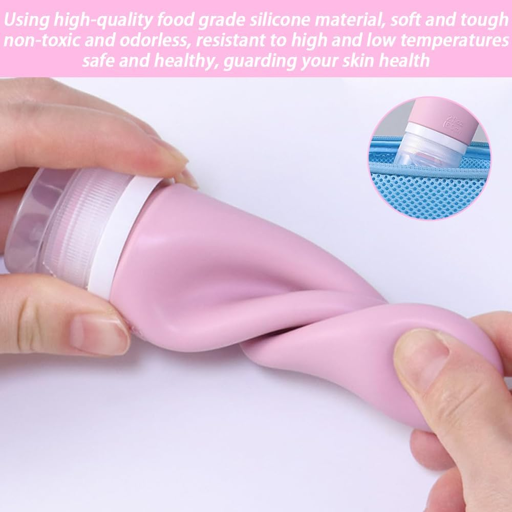 4Pcs Toiletries Liquid Bottle Storage Rack Lotion Travel Shampoo Bottles Body Lotion Conditioner Squeeze Bottles Shampoo Feeding Bottle Set Toiletry Containers for Travel