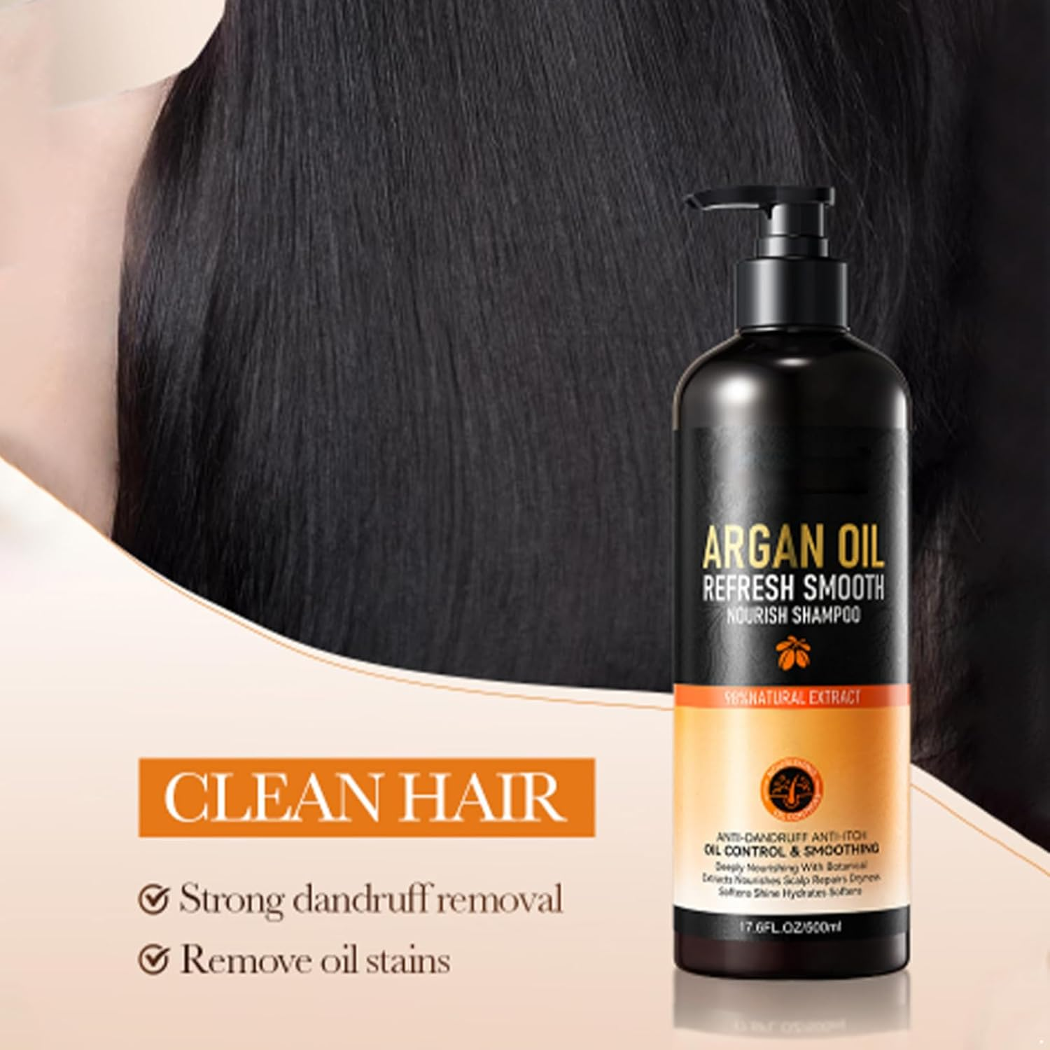 Tiaobug 500Ml Glycerin Shampoo Conditioner Duo and 500G Hair Mask Deep Moisture Repair All Hair Textures Shampoo One Size image number 5