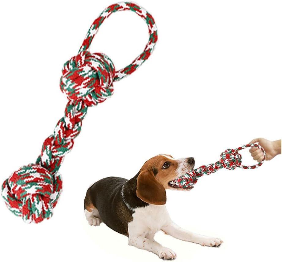 Dog Rope Toys, Interactive Dog Toys for Aggressive Chewers,Tug of War Dog Toy for Boredom, Teeth Cleaning, Suitable for Small Medium Large Dogs image number 5
