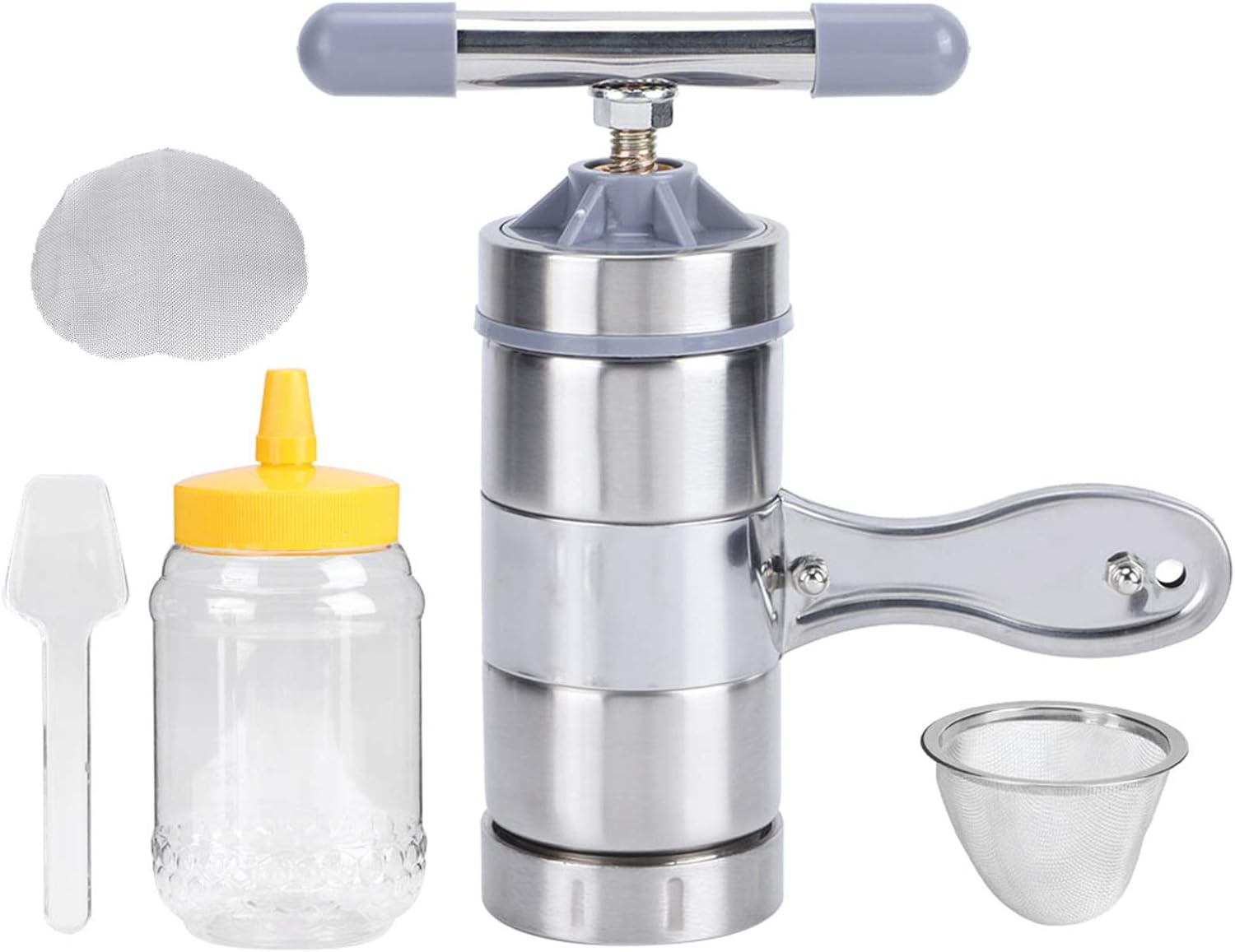 Honey Press Presser, Manual Honey Press, Stainless Steel for Beekeeping Tool Handheld Honey Presser Beekeeping Supplies image number 5
