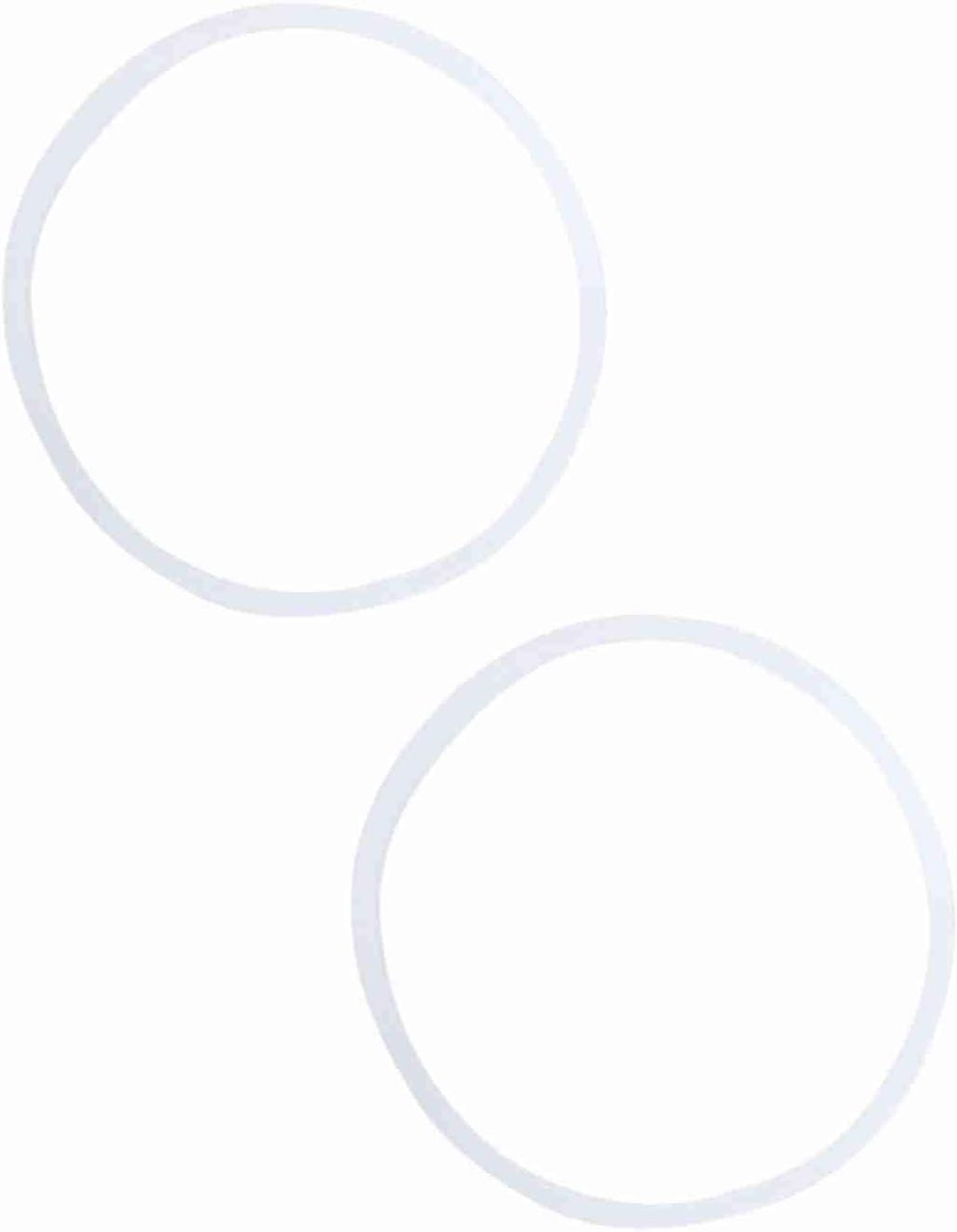 Replacement Rubber Seal Ring for 600W Juicer, Non-Flexible Seals for Extractor Blades, Silicone Material, 2 Pieces