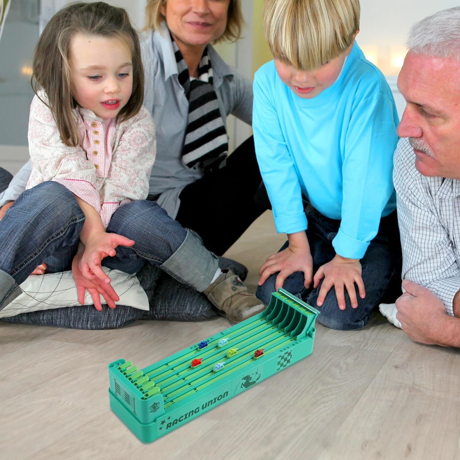 Horse Racing Game, Electronic Horse Racing Game with 6 Horses, Portable, Interesting, Electric Horse Racing Game for Family Reunions, Parties, Camping image number 4