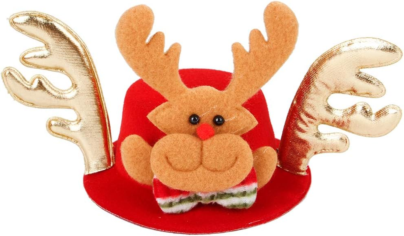 Dog Cat Christmas Outfit Pet Christmas Santa Scarf Antlers Tree Snowman Hat Adjustable Collar Pet Birthday Party Bandana Supplies Cute Christmas Costume for Dog Cat Puppy Gift Scarf Antlers image number 3