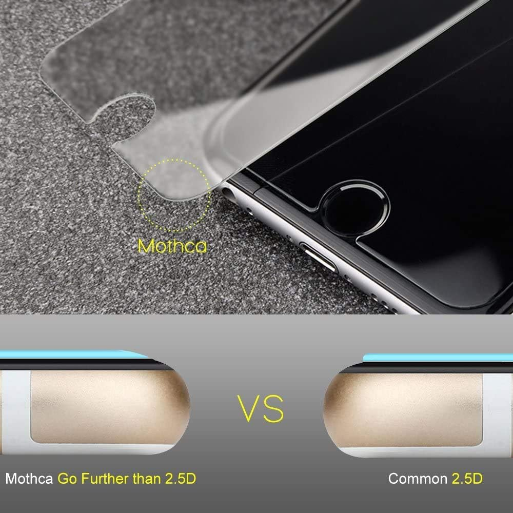 Mothca Matte Screen Protector for Iphone SE 2020 Anti-Glare & Anti-Fingerprint 9H HD Clear Tempered Glass Film for Iphone SE 2Nd Generation Smooth as Silk image number 4
