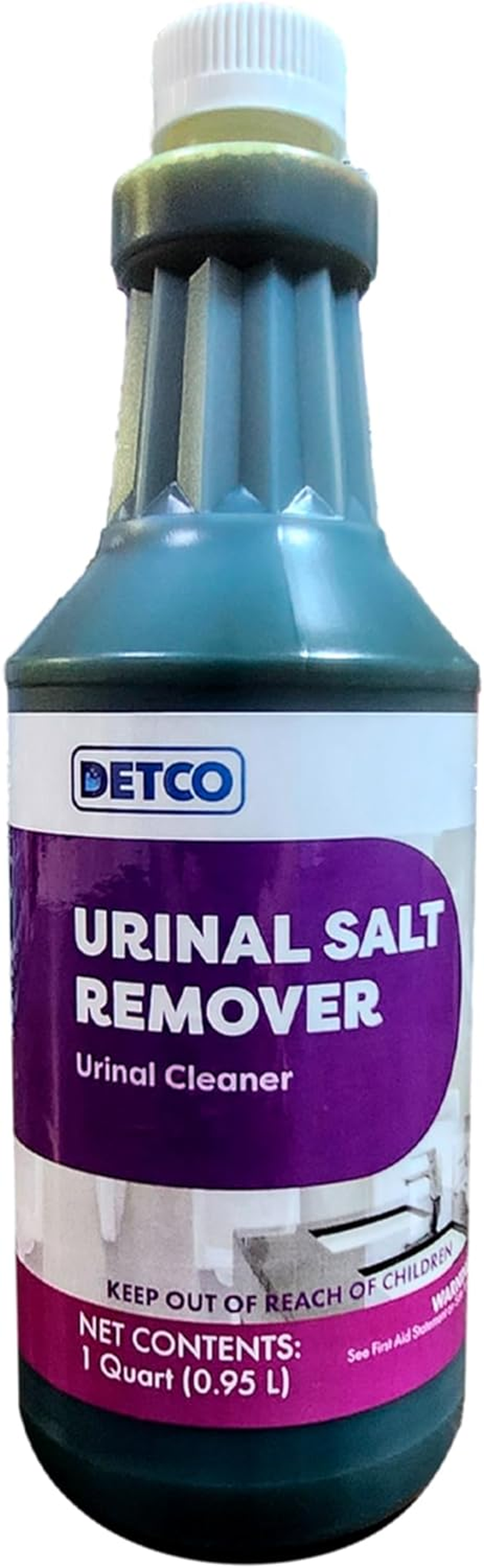 Urinal Salt Remover Concentrate | Safe on Pipes & Plumbing - Controls Odors - Cleans Rust, Scale, and Uratic Salt Build-Up - 1 Quart image number 6