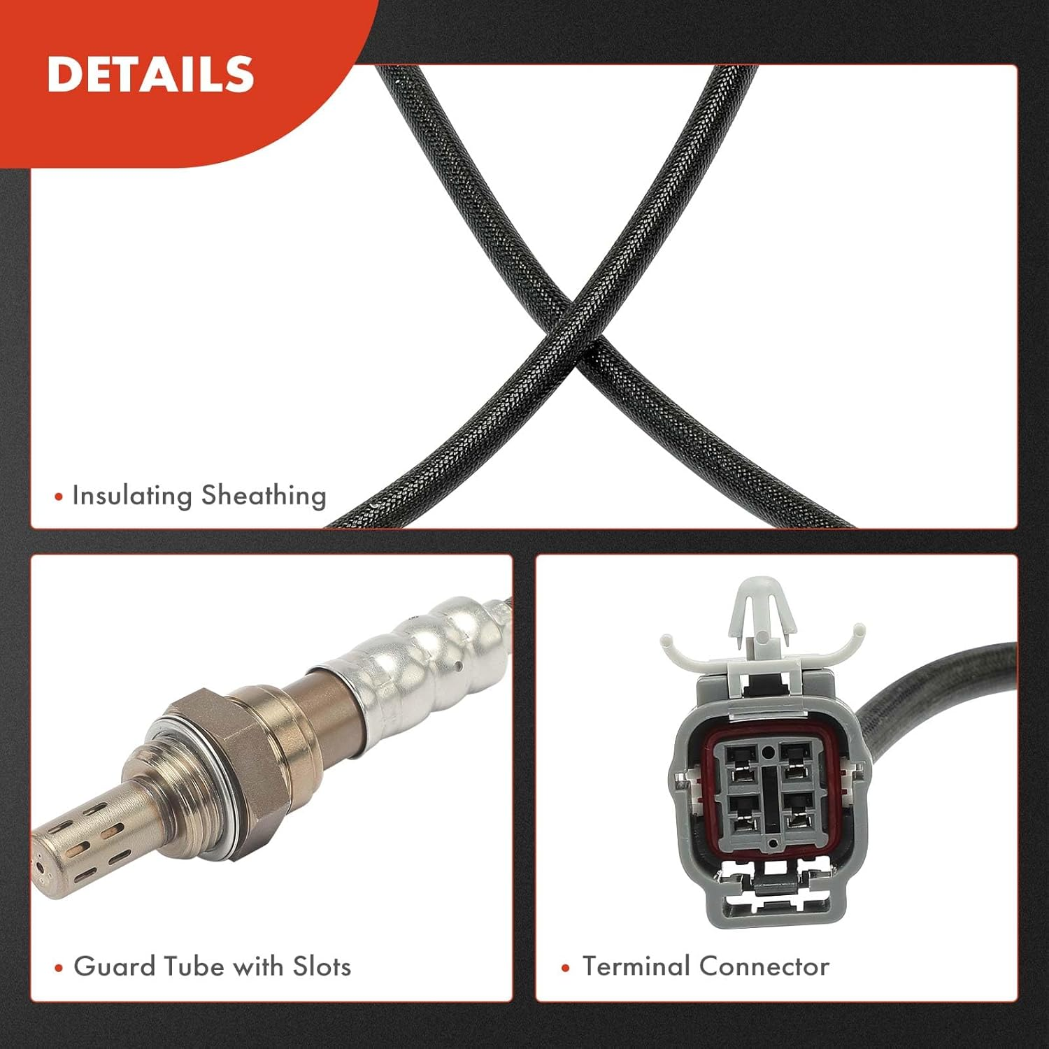 A-Premium O2 Oxygen Sensor Compatible with Mazda 6 2005 2006 2007 2008 2.3L, Automatic Transmission, Center image number 6