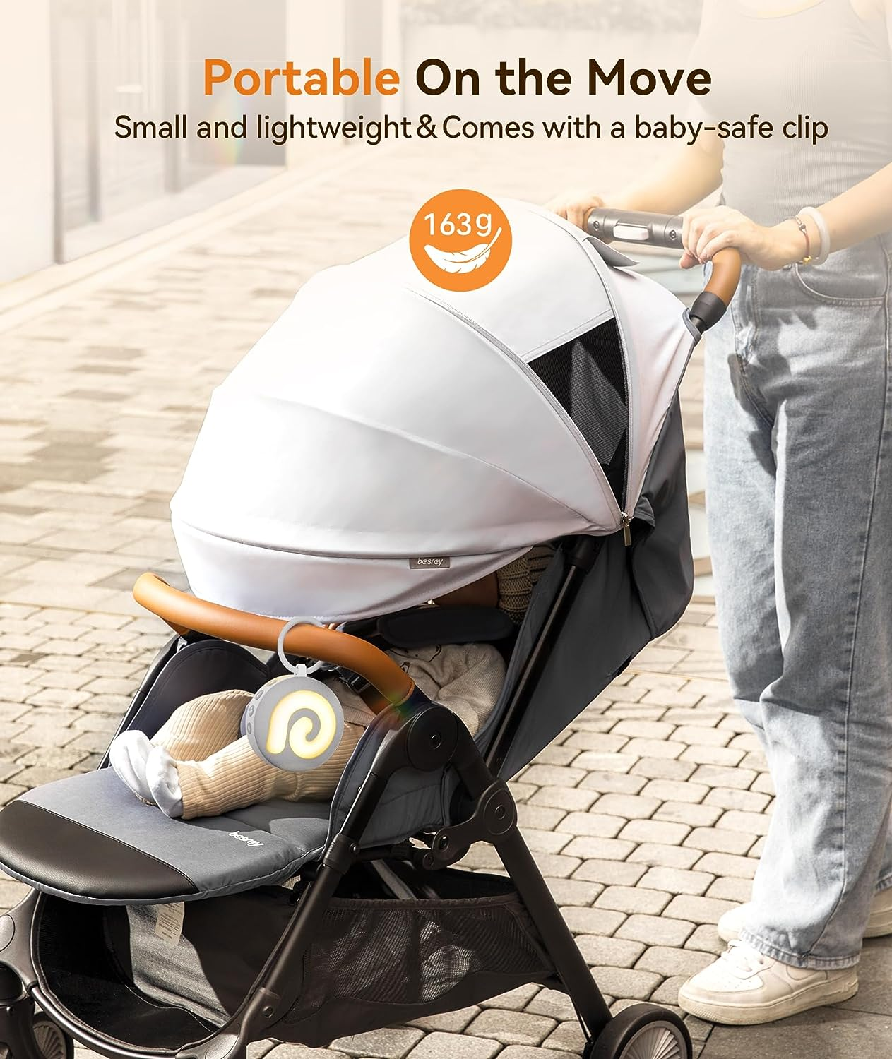 Dreamegg Portable Sound Machine for Baby Kids, D11 Noise Machine for Sleeping,Night Light, 21 Soothing Sounds,Volume Control,Child Lock,Usb Rechargeable Sound Machine for Travel - Purple image number 6