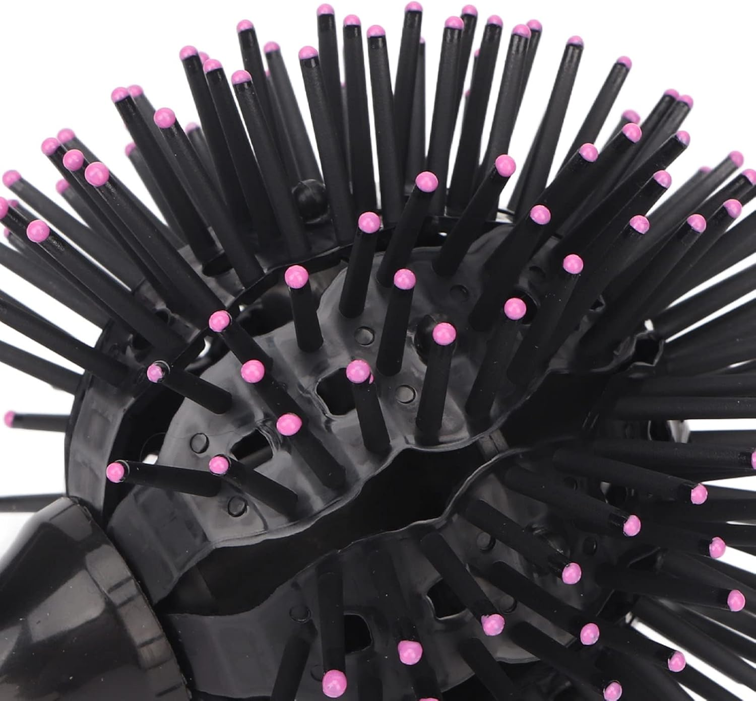 Round Ball Hair Comb, 3D Detangling Hairbrush, 360&deg; Styling Brush for Wet and Dry Hair, Curling & Straightening, Anti-Static, Lightweight Hair Care Tool image number 2