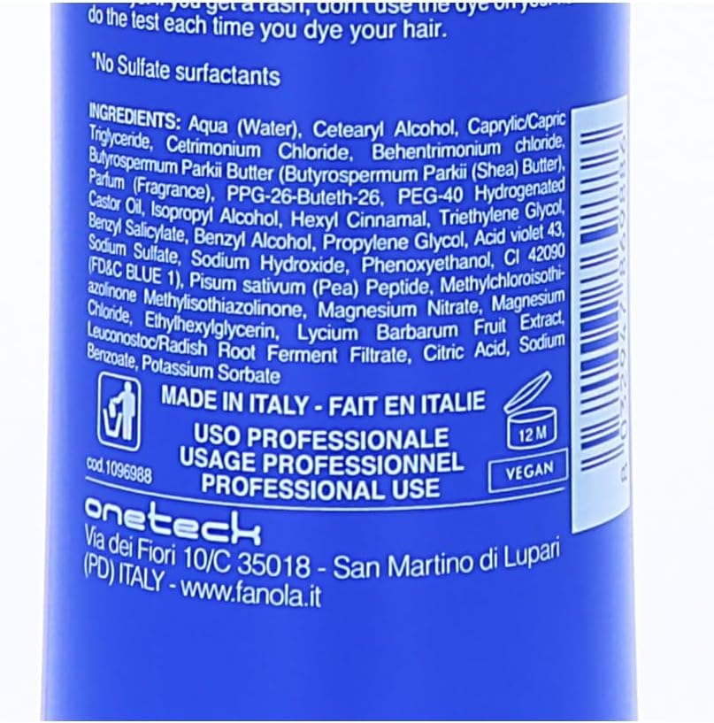 Fanola No Orange Vegan Sulfate Free Mask 350 Ml