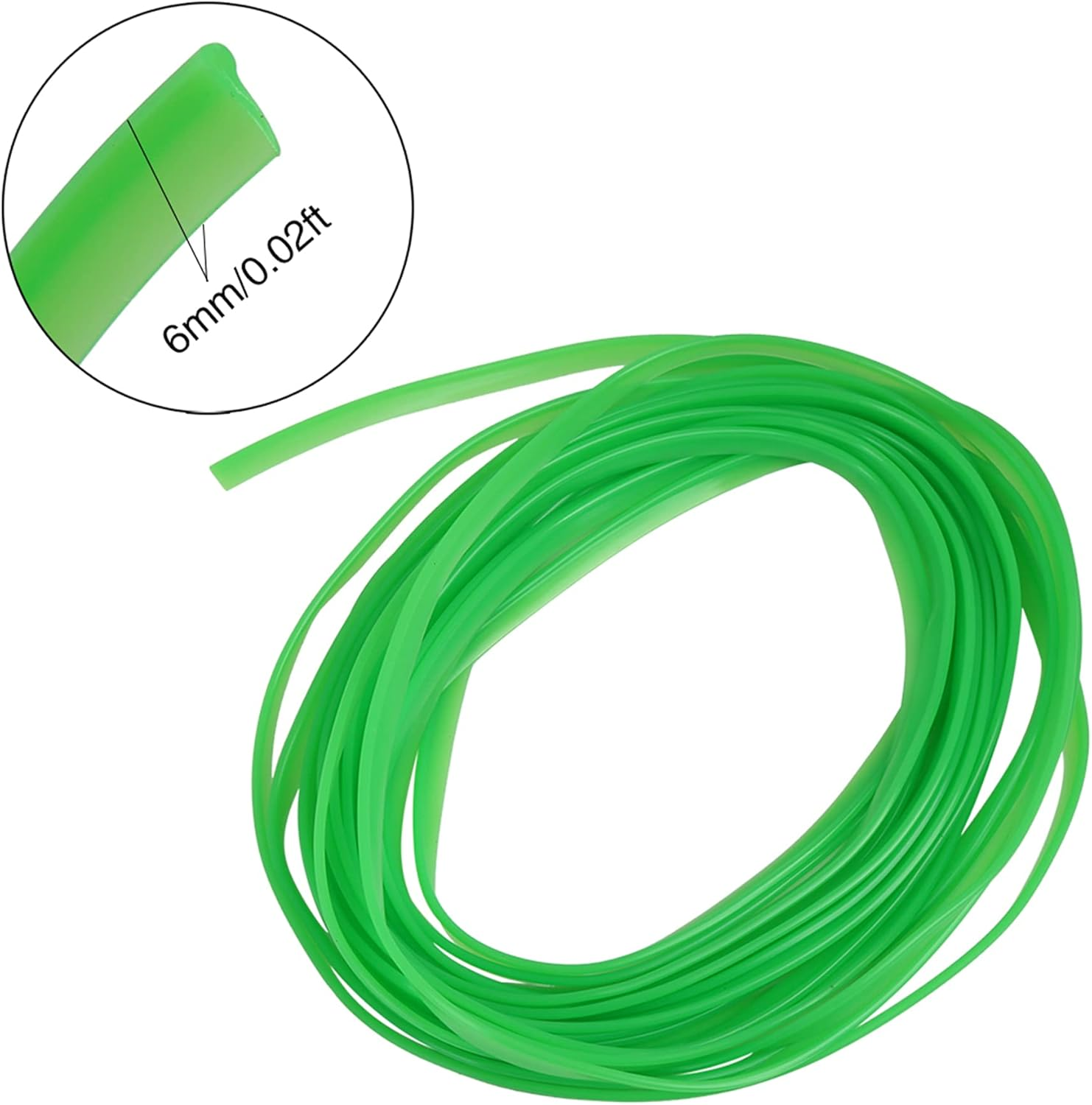 X AUTOHAUX 6Mm/0.02Ft Width Car Interior Gap Door Edge Decorative Trim Strip Line Green 8M 26.25Ft image number 3