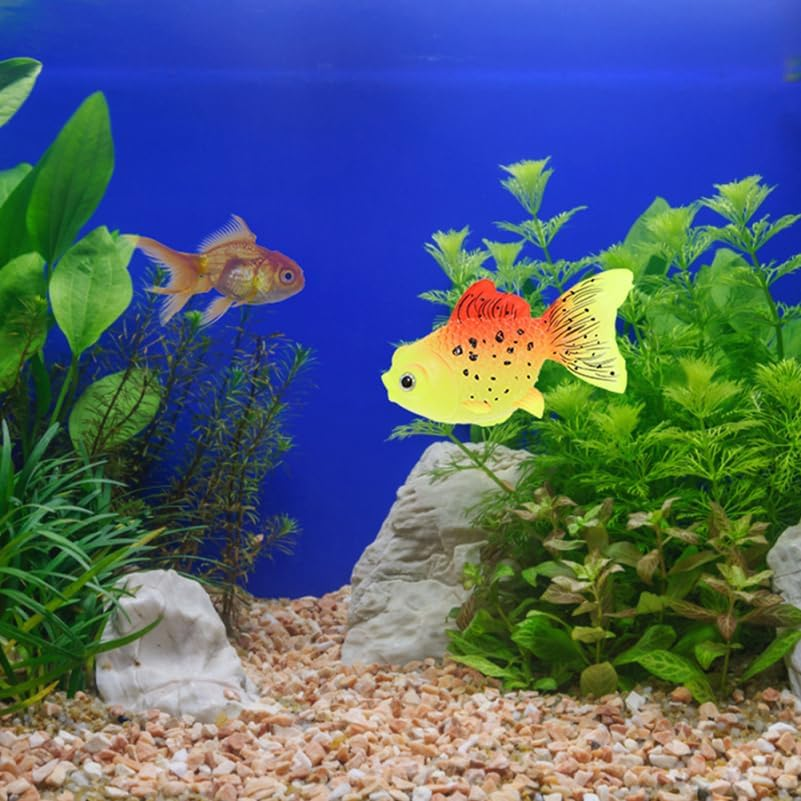 POPETPOP 2 Pieces Artificial Aquarium Floating Fish Decorations for Aquariums Aquarium Decoration Artificial Fish Craft Set Floating Fish Decoration for Aquariums Fish Figure image number 5